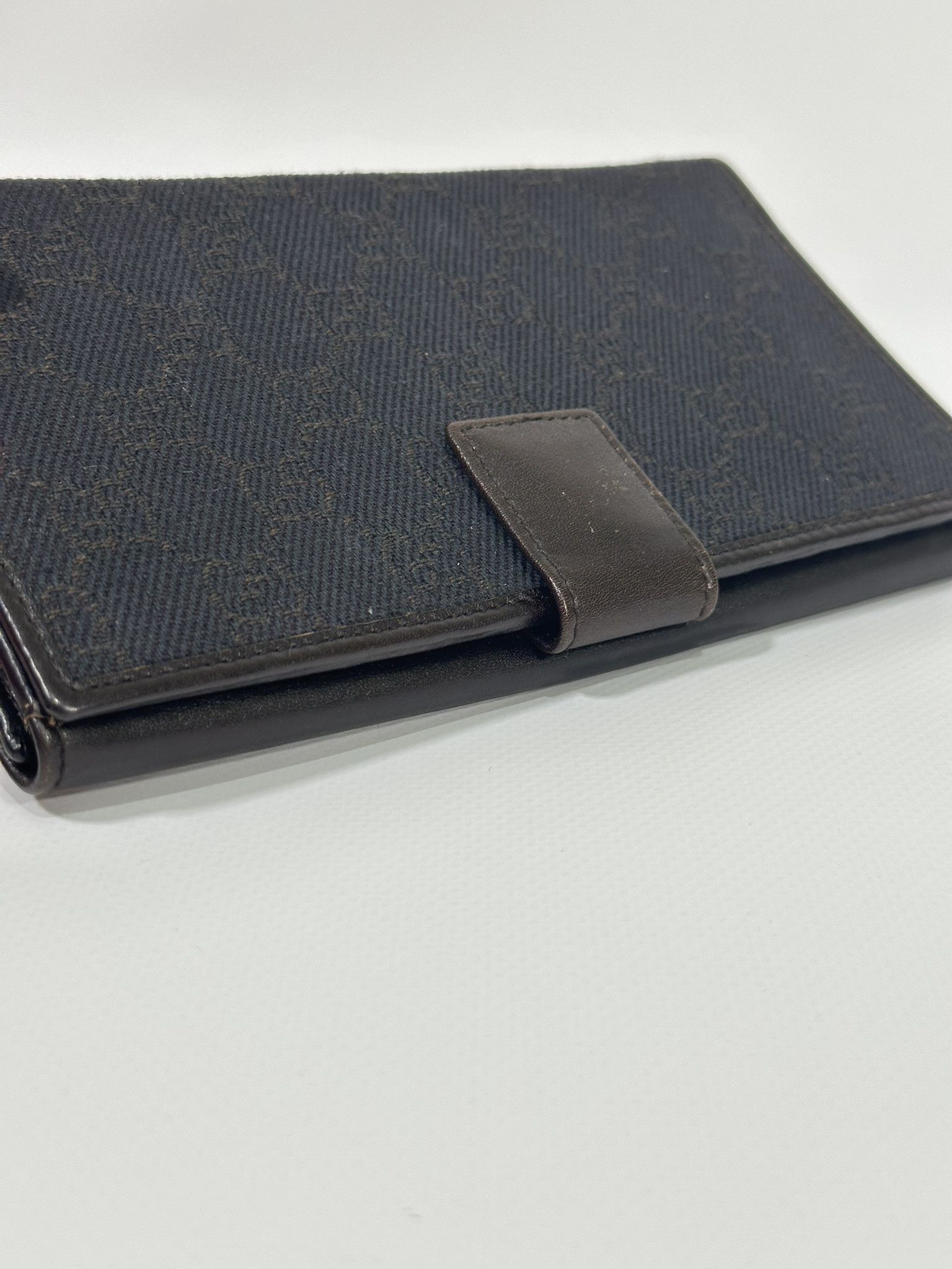 Gucci Gucci Long Wallet GG Monogram Canvas Brown and Gray Size ONE SIZE - 9 Thumbnail