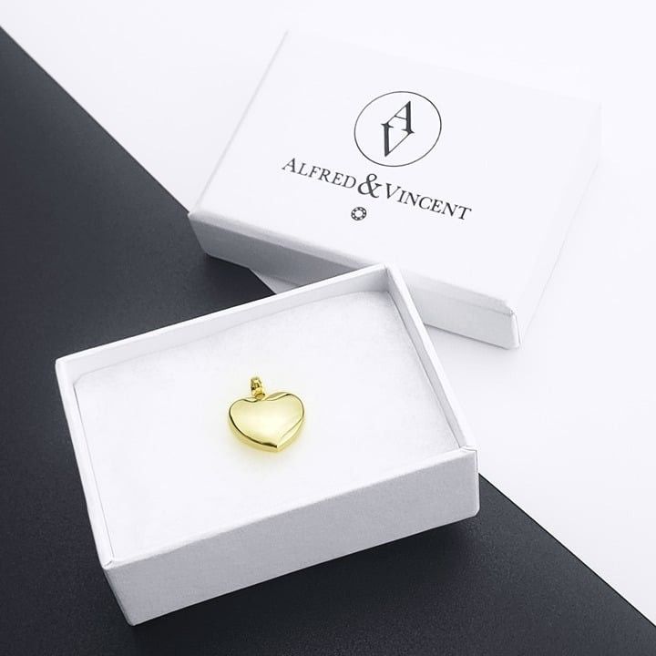 Other Puffed Heart Love Charm Real 14k Yellow Gold 18x14mm Pendant Size ONE SIZE - 2 Thumbnail