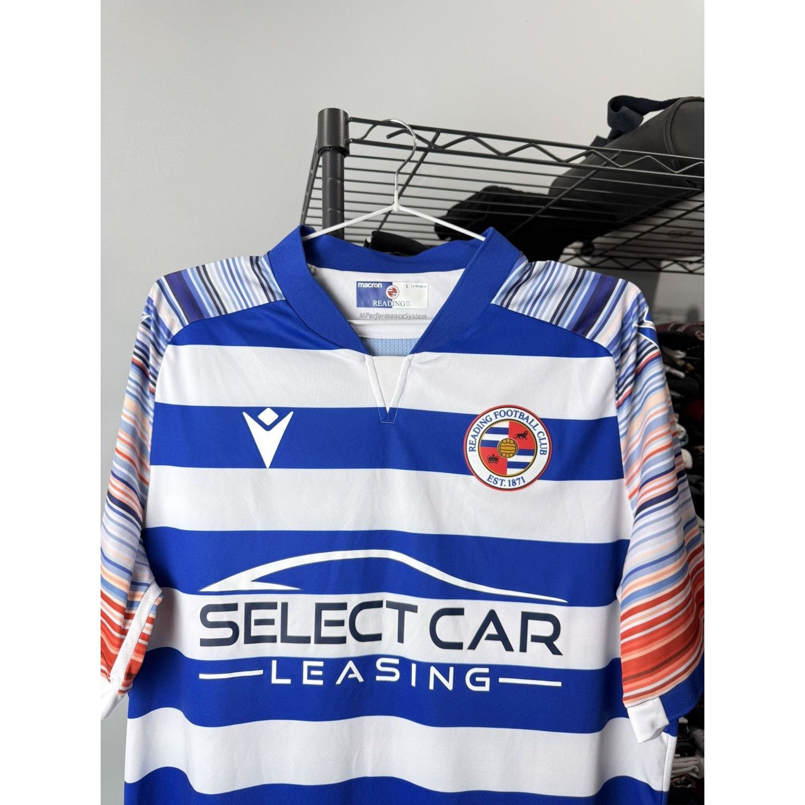 Macron Macron Reading Home Soccer Jersey T Shirt Football Size US L / EU 52-54 / 3 - 2 Thumbnail