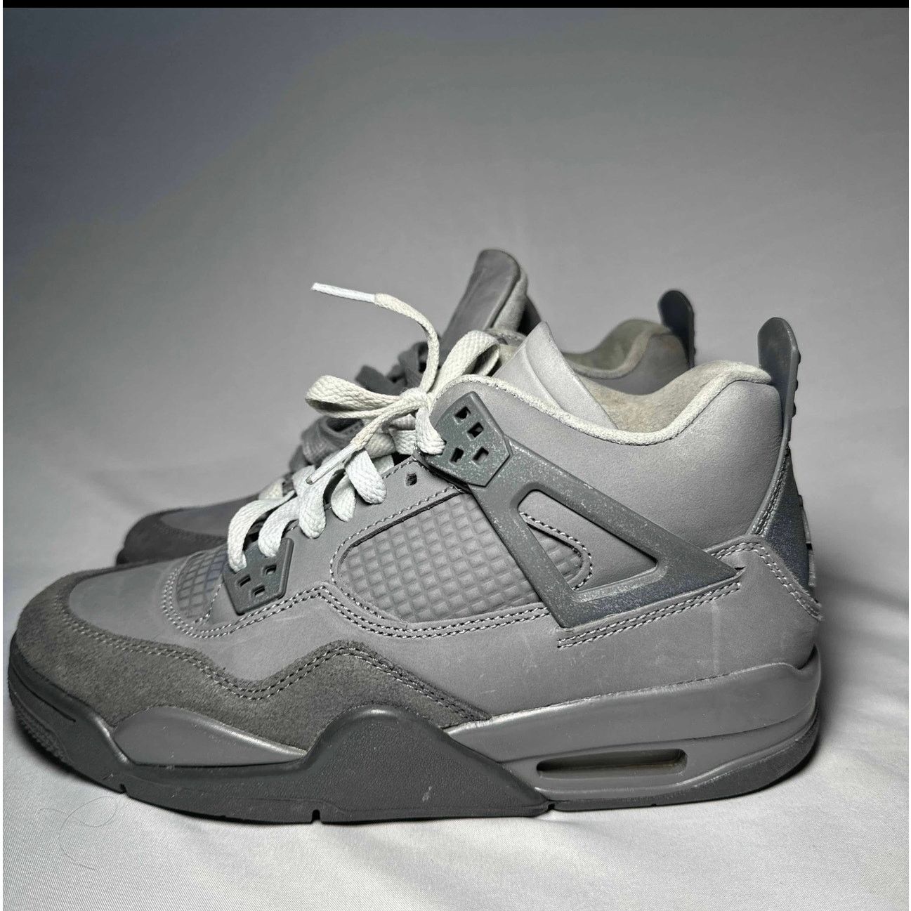 Jordan Brand × Nike Size 6.5 - Air Jordan 4 Retro SE GS Wet Cement Men's Shoes Size US 6.5 / EU 39-40 - 8 Thumbnail