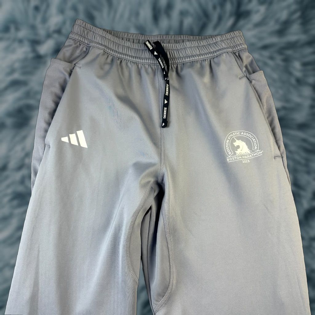 Adidas Adidas Pants Mens Small Blue Boston Marathon 2023 Astro Running Joggers Size US 29 - 1 Thumbnail