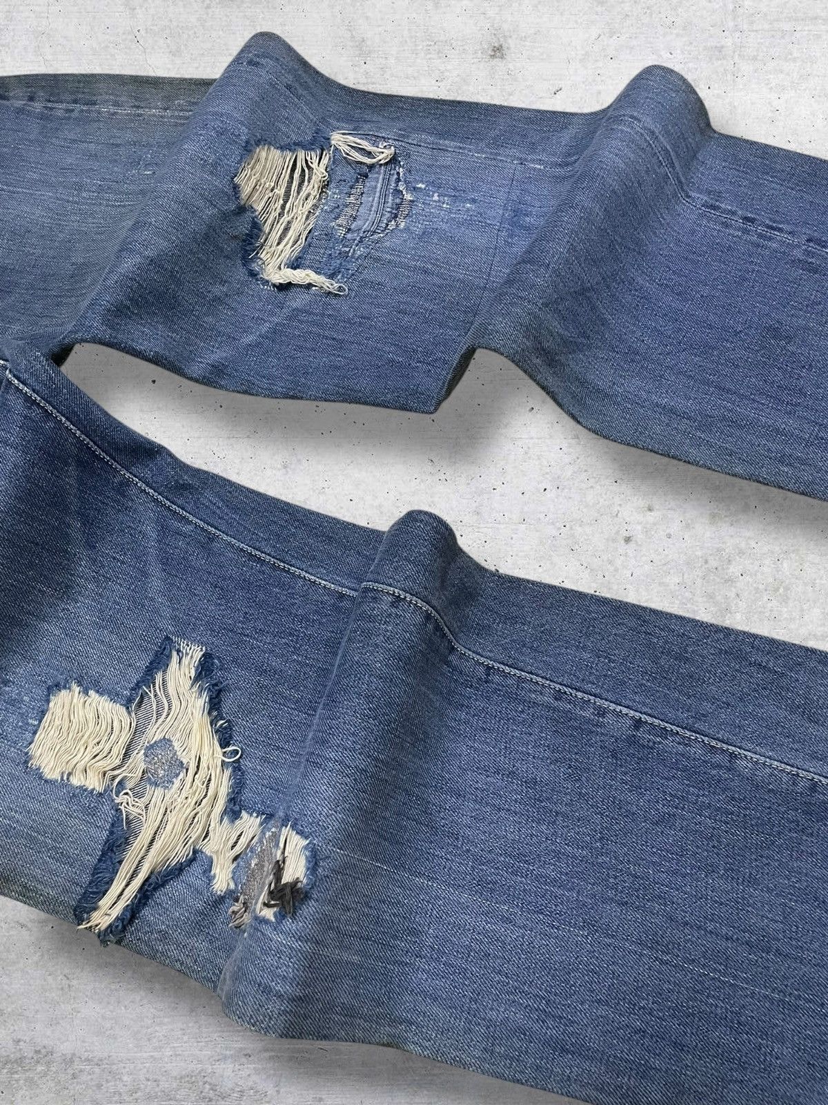 Nepenthes VINTAGE HOGGS BY NEPHENTES OG JAPAN DESIGNER SELVEDGE DENIM Size US 29 - 6 Thumbnail