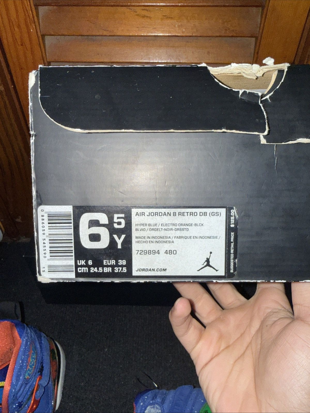 Jordan Brand Size 6.5Y - Air Jordan 8 Retro DB Doernbecher Size US 6.5 / EU 39-40 - 8 Thumbnail