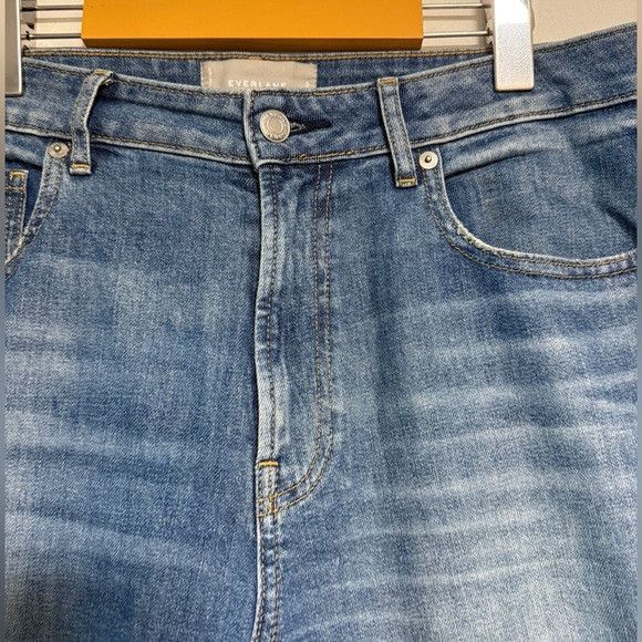 Everlane Everlane The Curvy Cheeky Jean Size 30 Ankle Raw Hem Blue Size 30" / US 8 / IT 44 - 3 Thumbnail