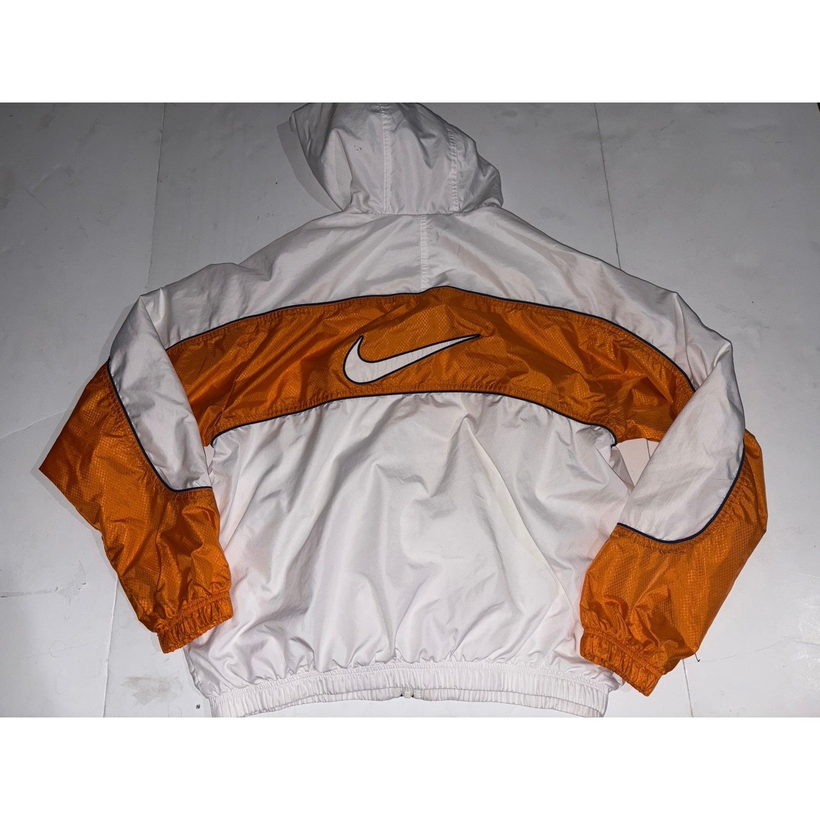 Nike Nike vintage y2K jacket zip hoodie white orange small Size S / US 4 / IT 40 - 3 Thumbnail