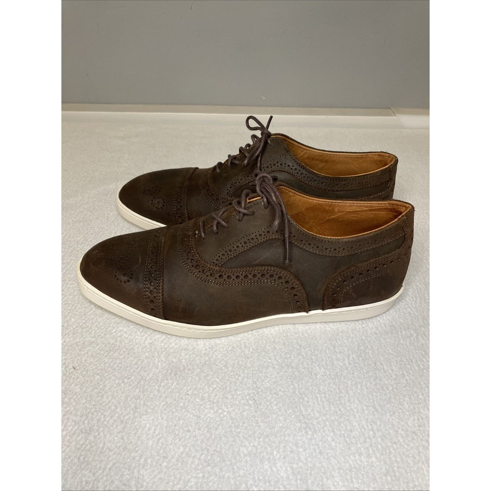 Allen Edmonds Allen Edmonds Strand Oxford Men's 9.5 EEE Dress Walnut Size US 9 / EU 42 - 6 Thumbnail