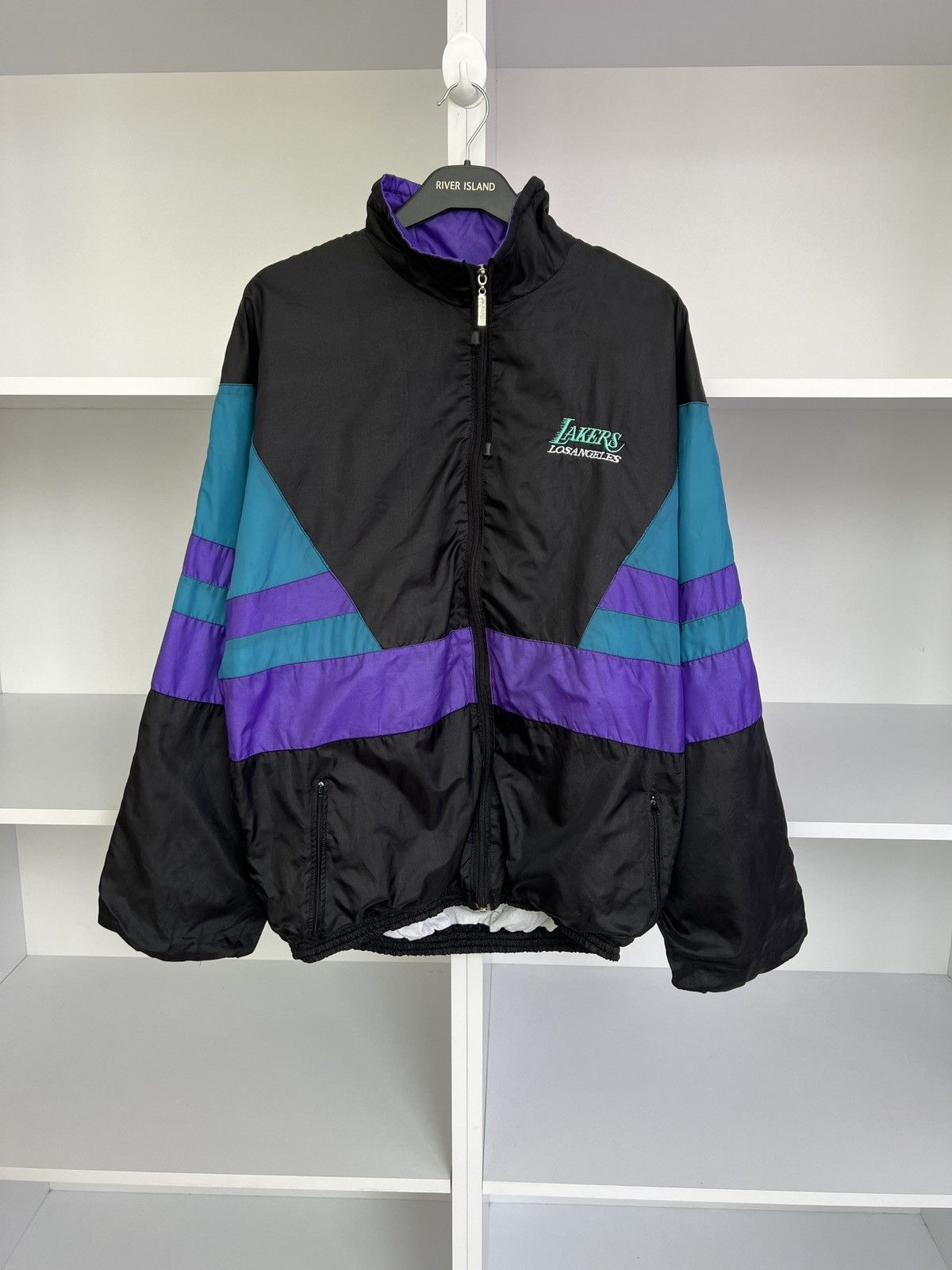 Other Vintage Los Angeles Lakers 90s style track jacket Size US XXL / EU 58 / 5 - 2 Thumbnail
