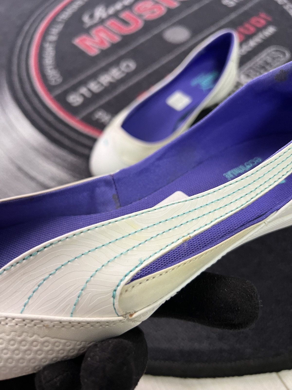 Puma × Vintage Vintage Puma Futuristic Y2K Ballet Flat Shoes Size US 8 / IT 38 - 14 Thumbnail