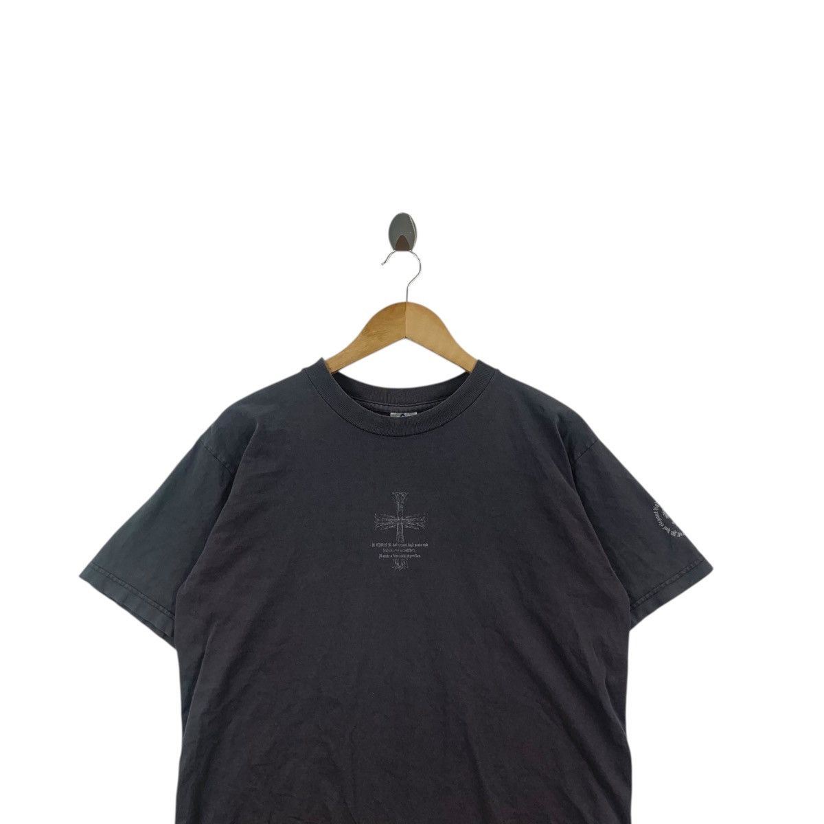 Vintage Vintage DRAGON RYU CROSS Natural Sun Faded Trashed Tee Shirt Size US L / EU 52-54 / 3 - 2 Thumbnail