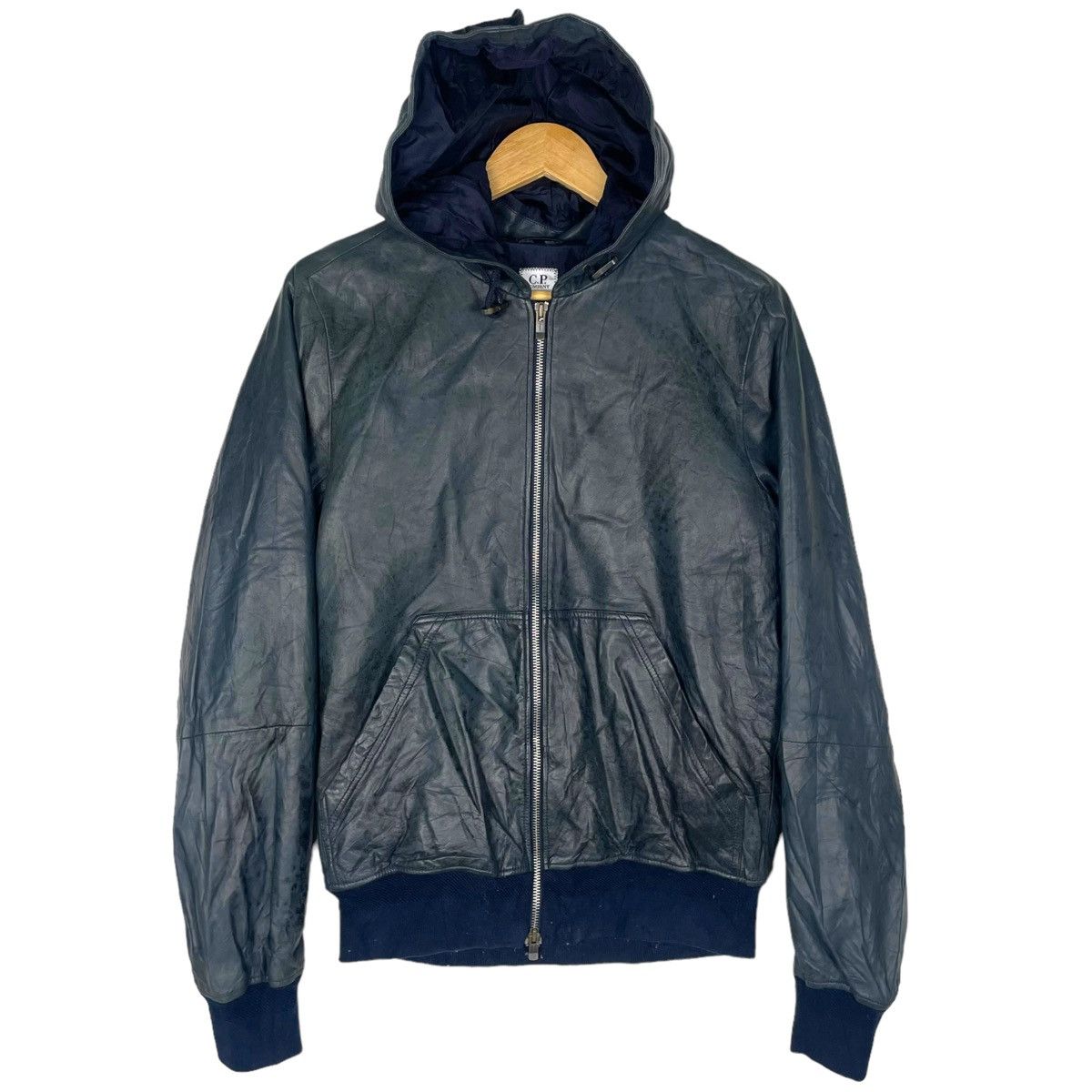 C.P. Company 💥 CP COMPANY SS2010 VERA PELLE LEATHER JACKET Size US M / EU 48-50 / 2 - 3 Thumbnail
