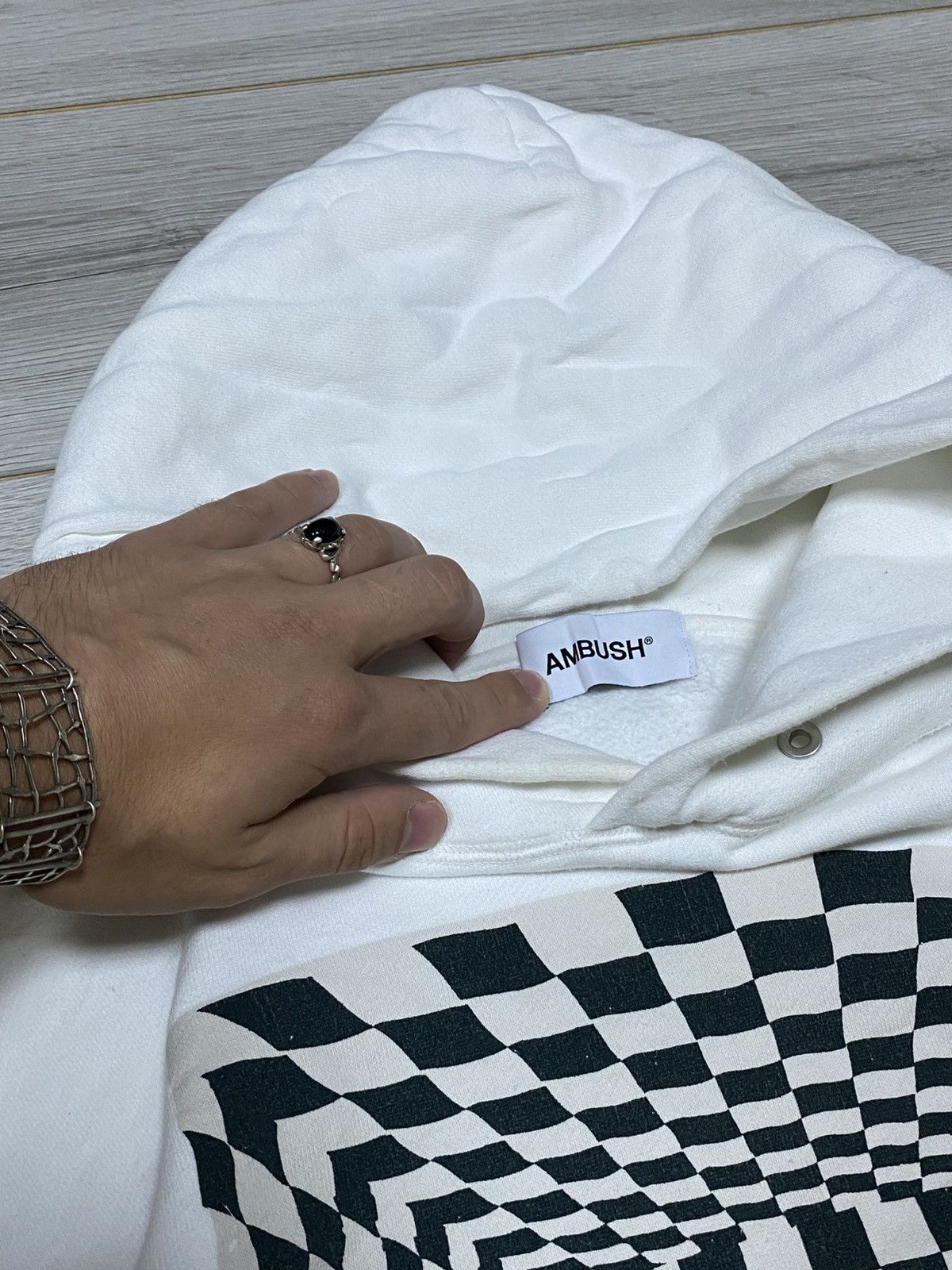 Ambush Design Ambush Japan Optical check Print Hoodie Size US M / EU 48-50 / 2 - 5 Thumbnail