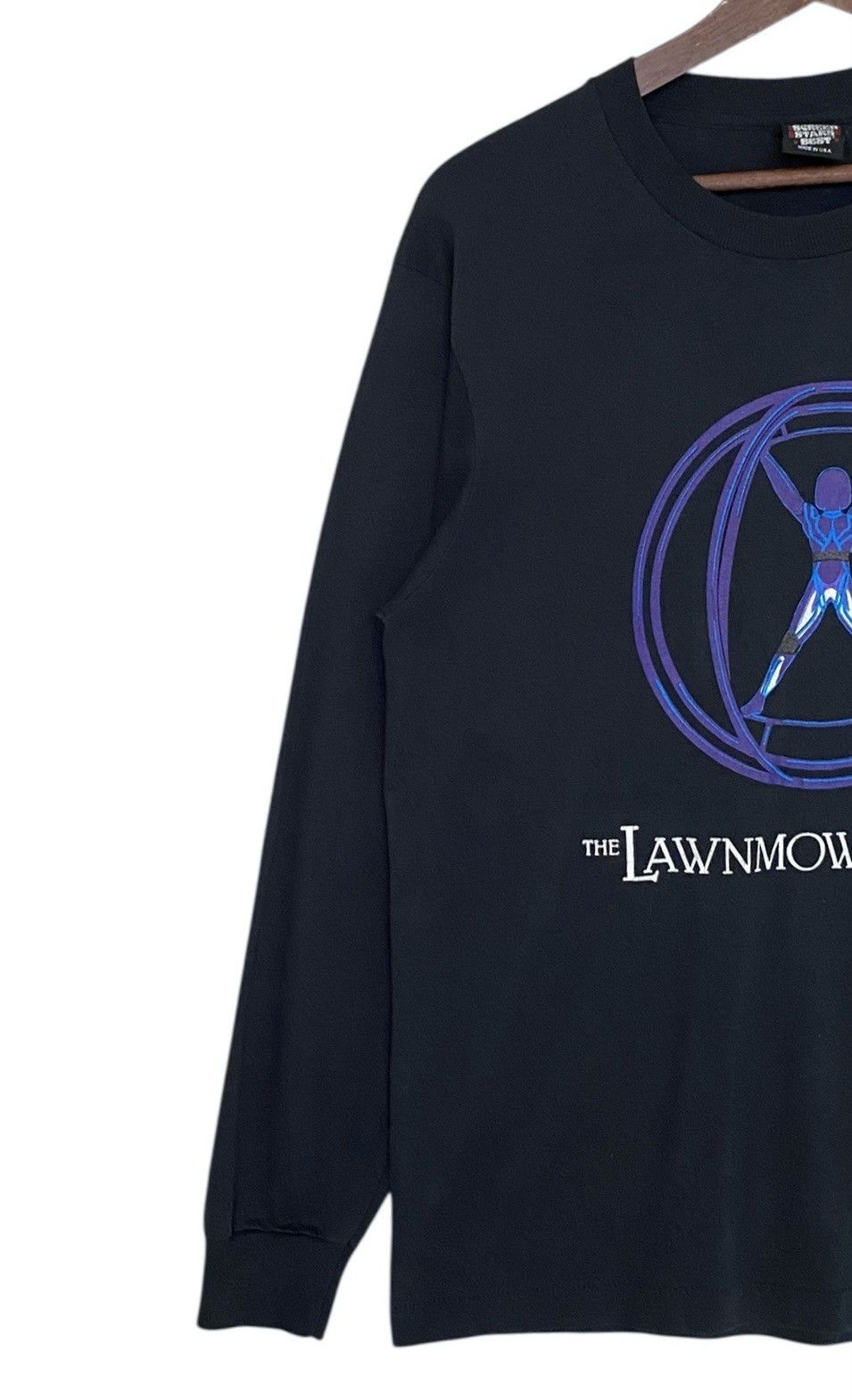 Other Vintage Horror Movie The Lawnmower Man T-shirt 1992s Size US L / EU 52-54 / 3 - 3 Thumbnail