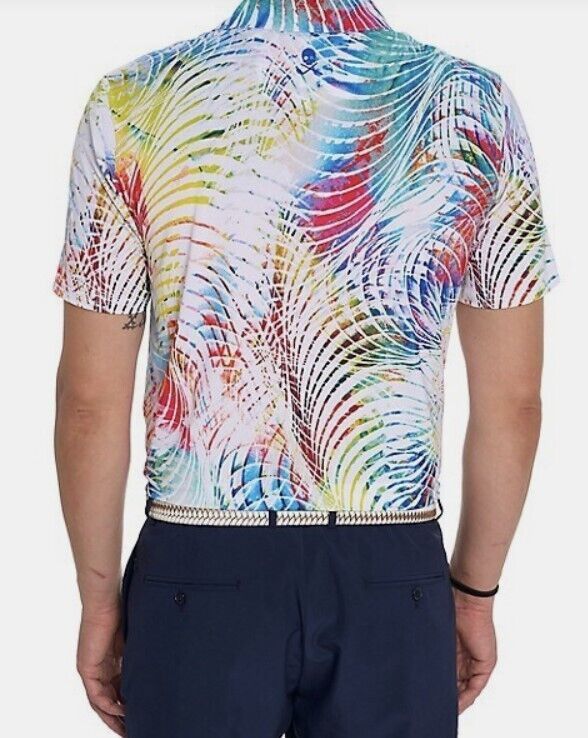 Robert Graham Robert Graham Colour Me Wild Classic Fit Polo Shirt ( L ) Size US L / EU 52-54 / 3 - 2 Thumbnail