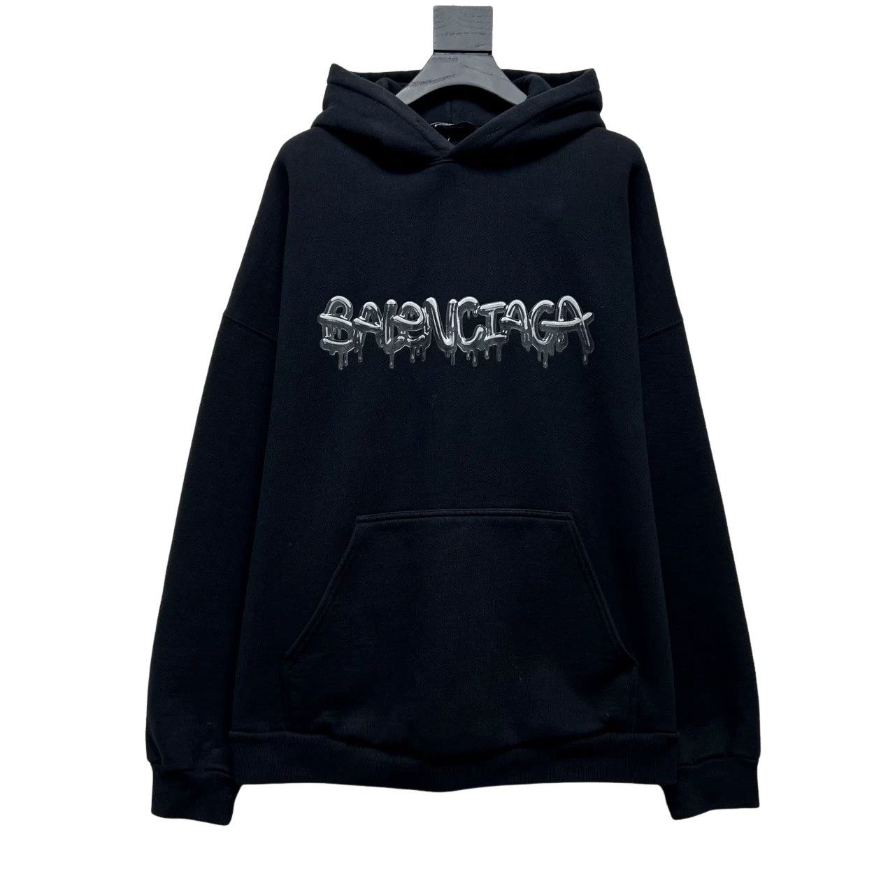 Balenciaga Balenciaga Jelly Logo Hoodie Size M Size US M / EU 48-50 / 2 - 1 Thumbnail
