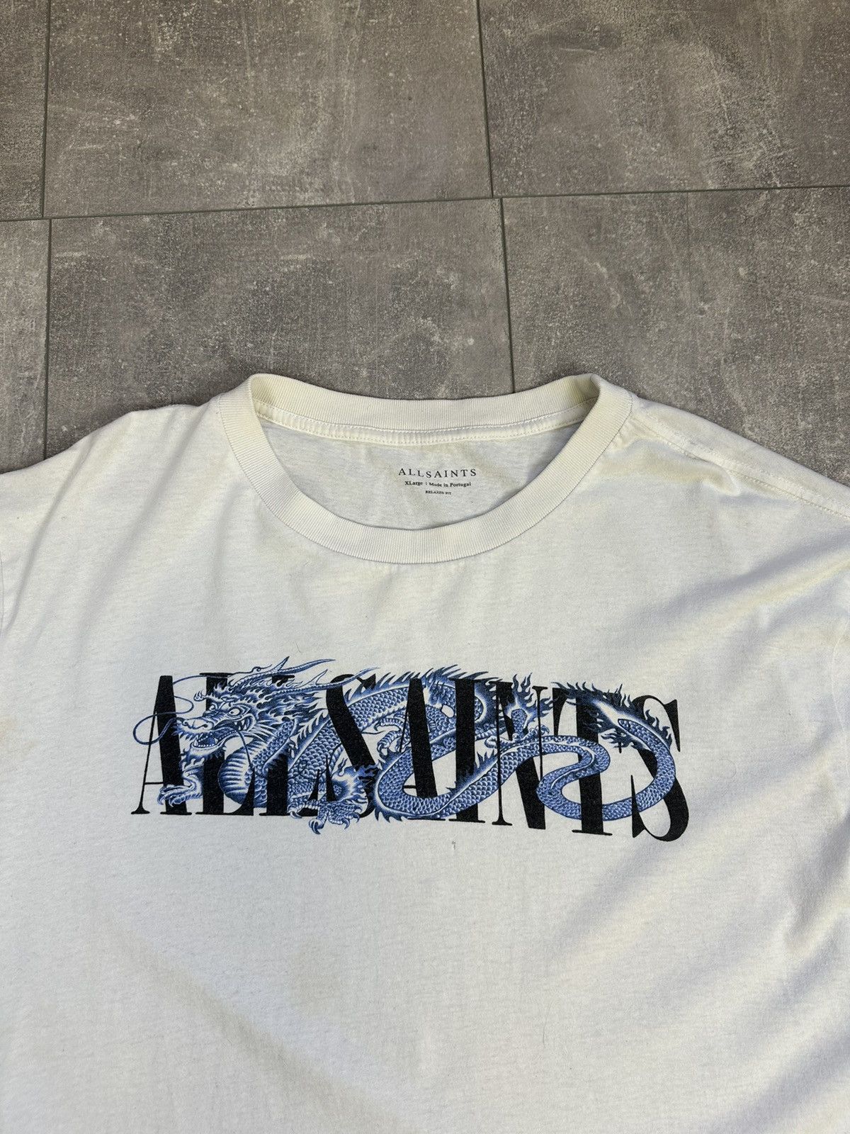 Other Men’s distressed allsaints dragon overprint logo tee Size US XL / EU 56 / 4 - 12 Thumbnail