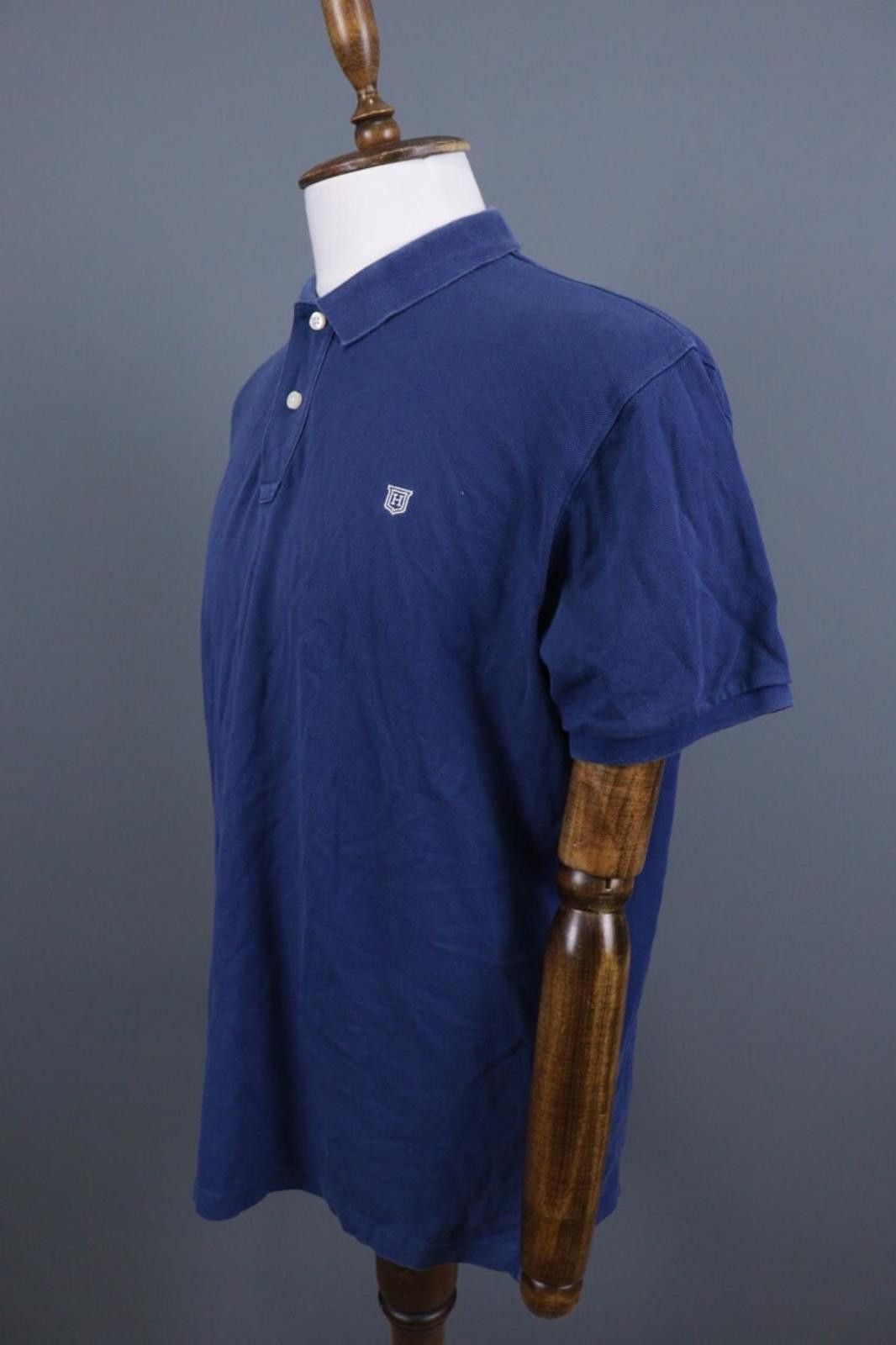 Designer Hackett London Tailored Fit Blue Polo Shirt Size 2XL Size US XXL / EU 58 / 5 - 6 Thumbnail