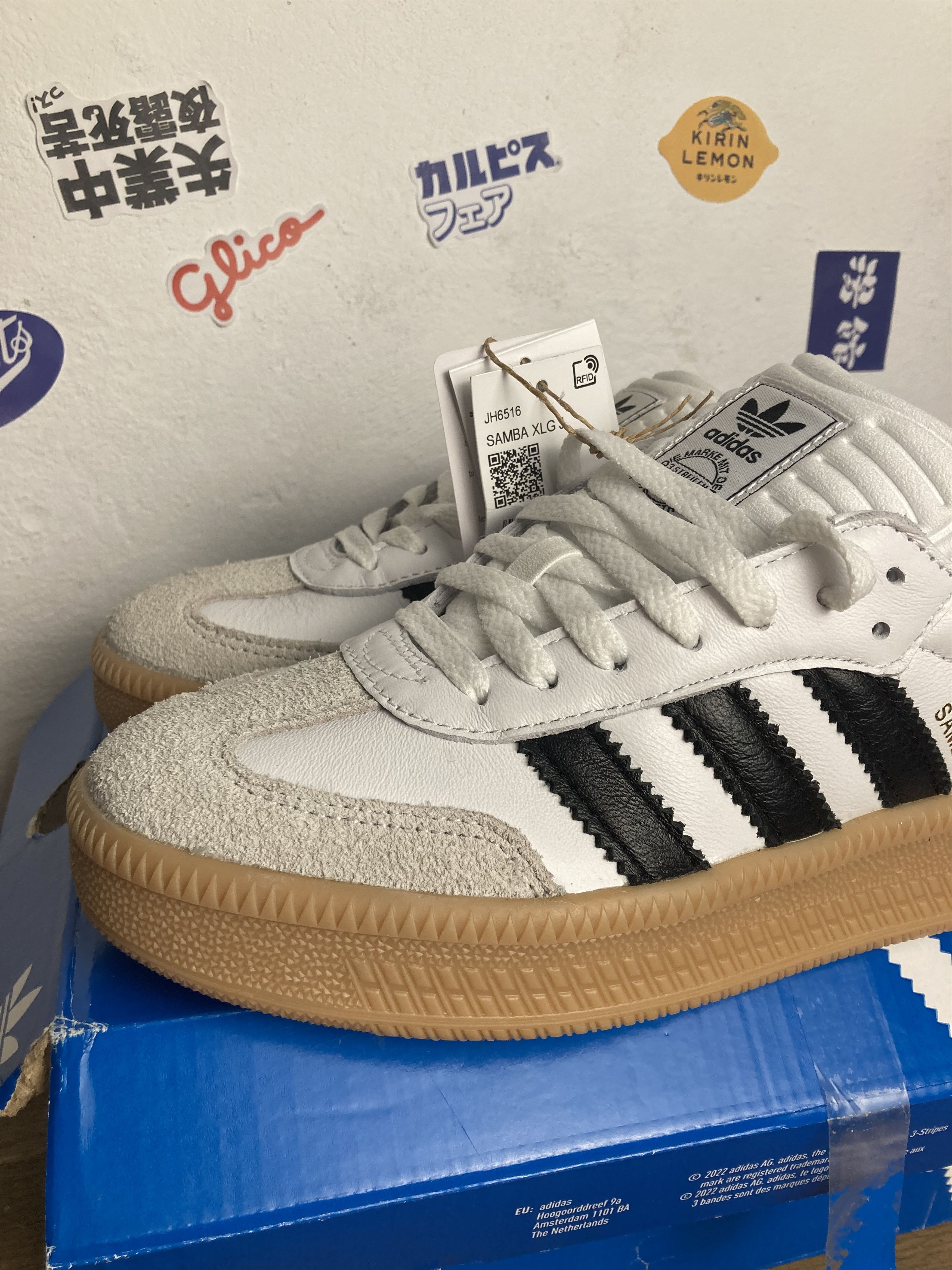 Adidas Womens Adidas sambae xlg US 6 Leather Like New EU 38.5 Size US 6 / IT 36 - 10 Thumbnail