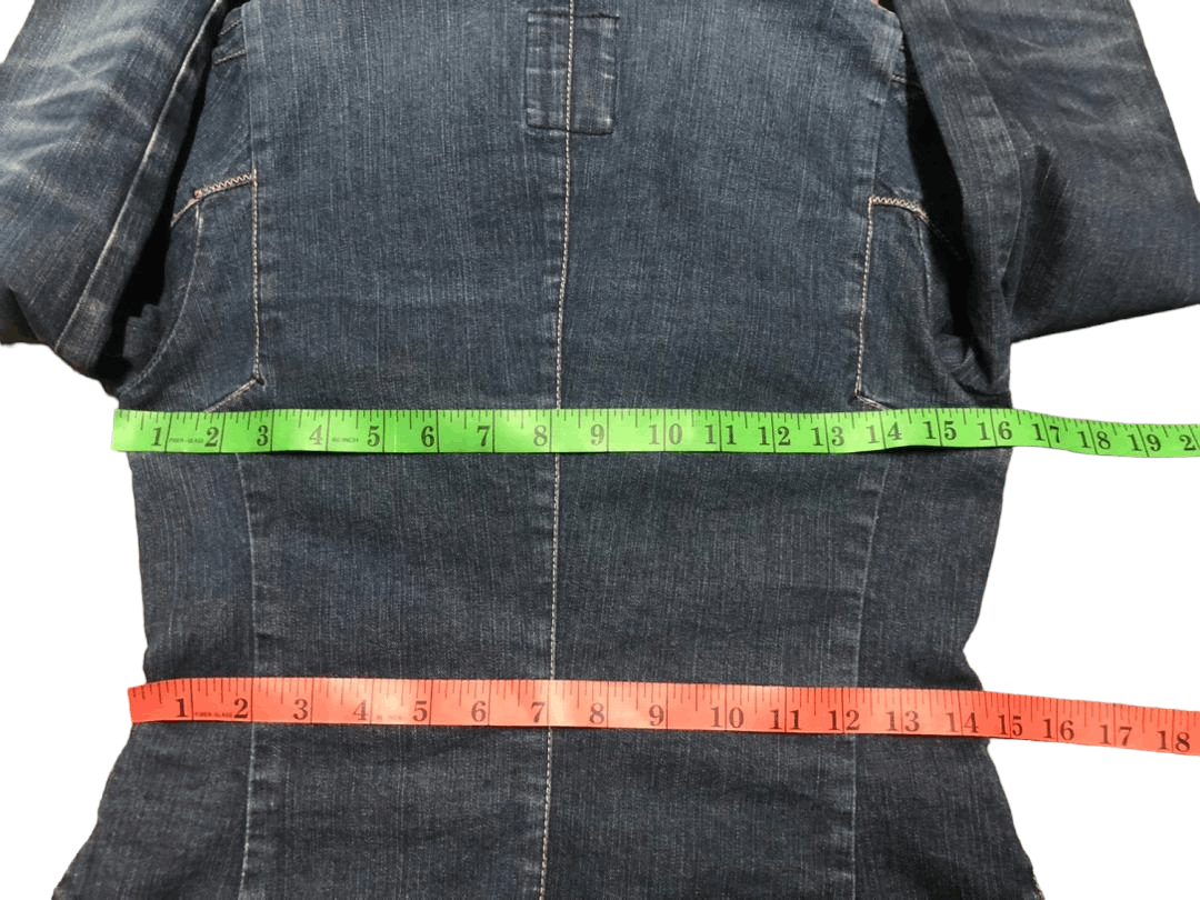 Japanese Brand Marithe Francois Girbaud Denim Double Breasted Coat Jacket Size S / US 4 / IT 40 - 23 Thumbnail