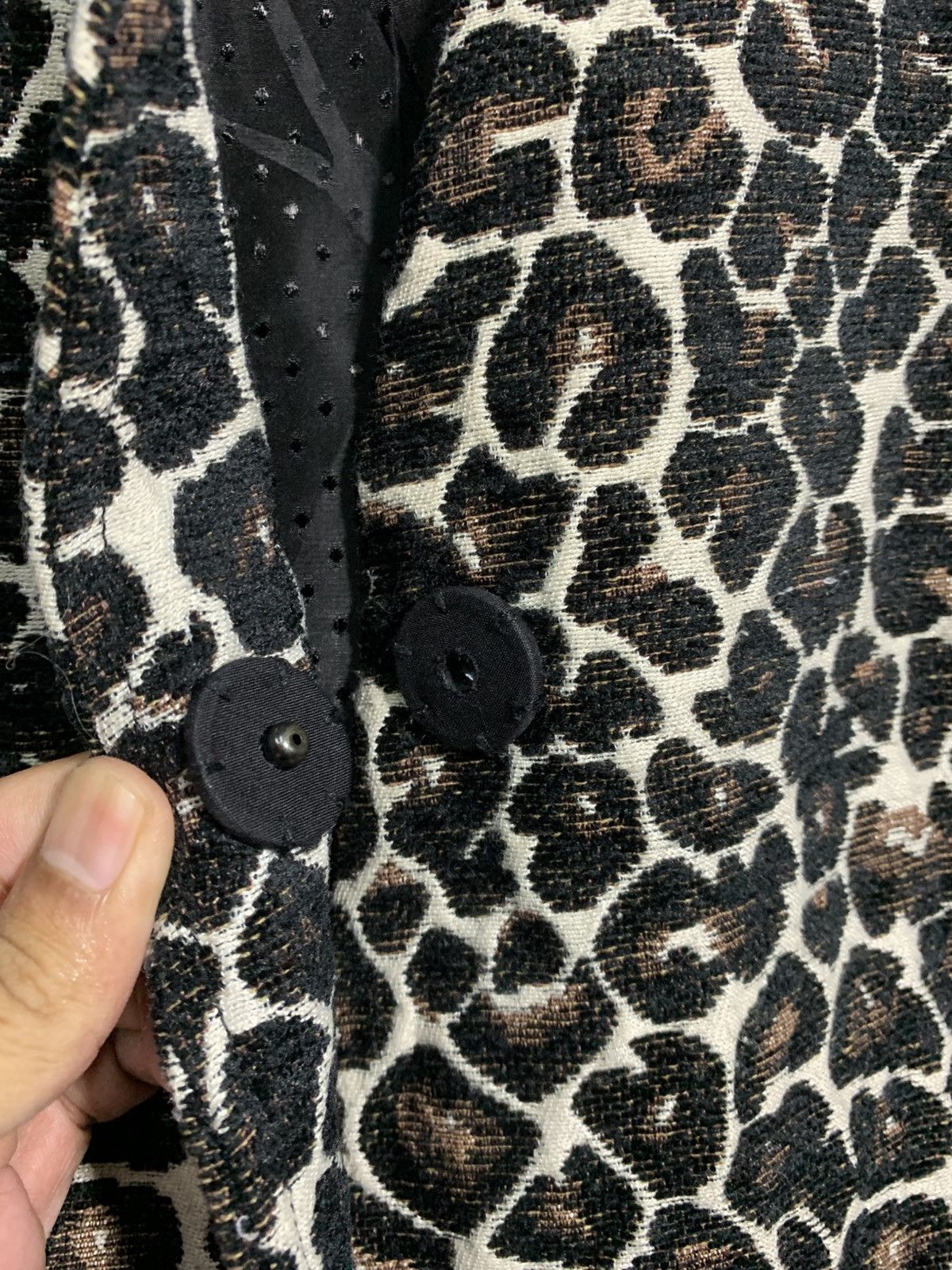 Japanese Brand 🔥CROON A SONG LEOPARD PRINTED JACKETS Size S / US 4 / IT 40 - 6 Thumbnail