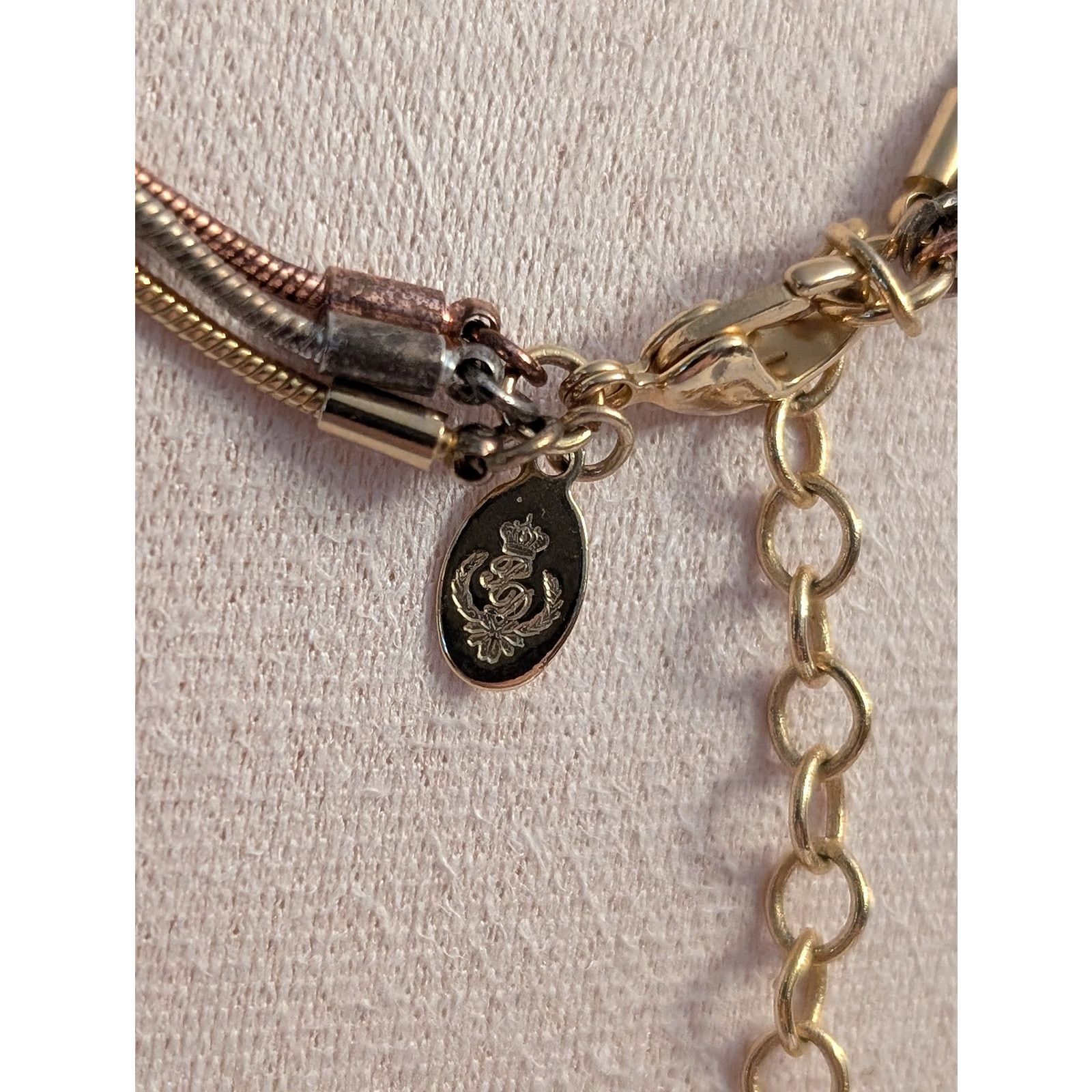 Vintage Premier Designs VTG 24" Tri-Tone Snake Chain Layer Necklace Size ONE SIZE - 5 Thumbnail