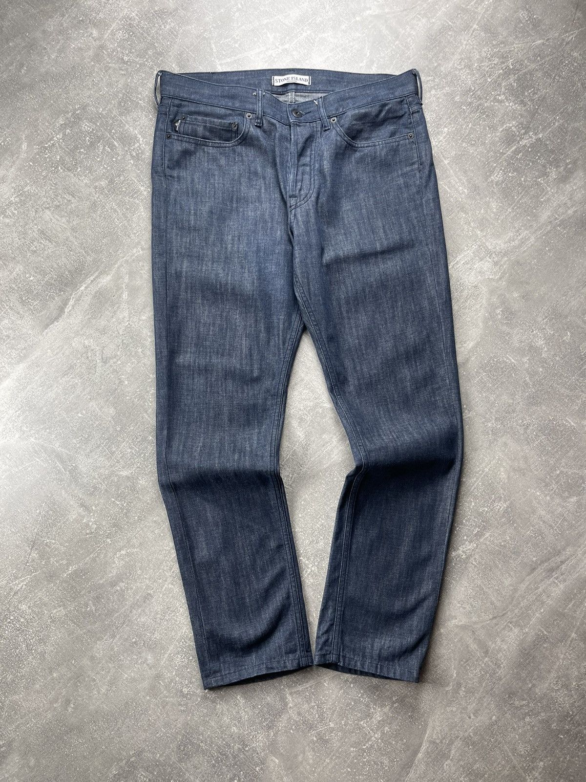 Stone Island Stone Island SL Slim Jeans Early 2010s Dark Blue Denim Size US 33 - 7 Thumbnail