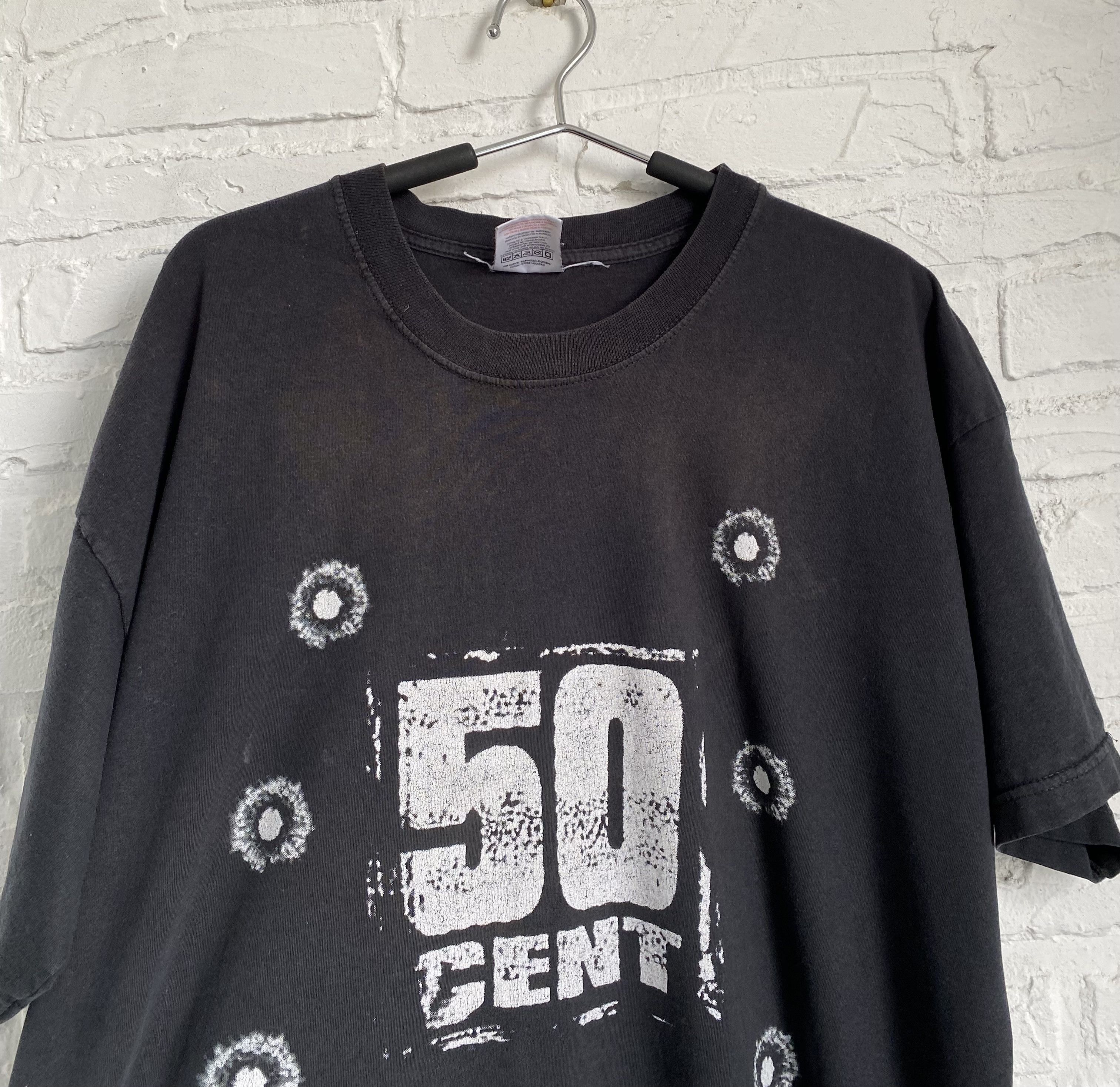 Band Tees × Rap Tees × Vintage Vintage 2000s 50 cent get rich or die tryin' t-shirt Size US XL / EU 56 / 4 - 7 Thumbnail