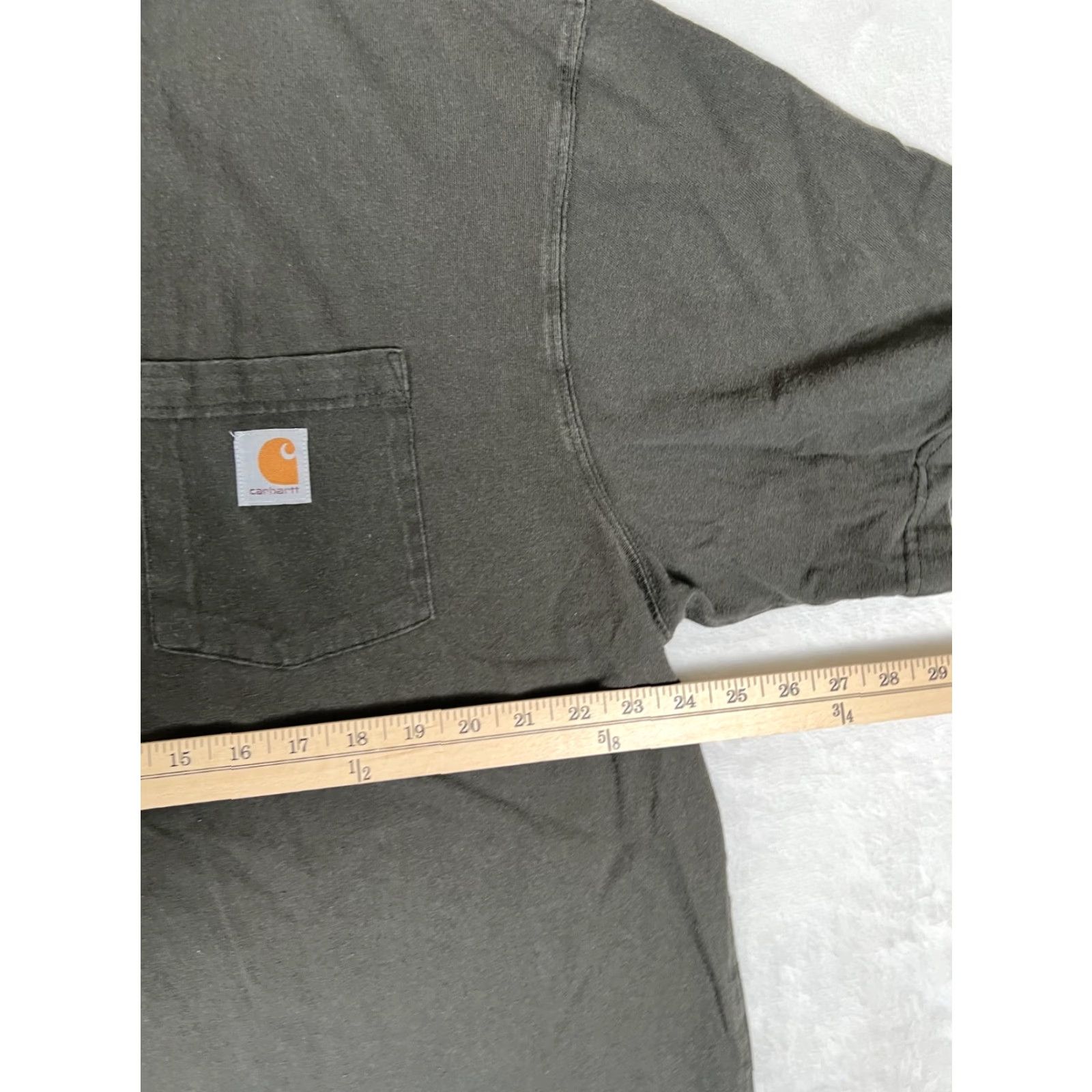 Carhartt VINTAGE Carhartt Green Pocket Tee T-Shirt Size XL Tall Loose Fit Grunge 90s Classic Pockets Men K87 Size US XL / EU 56 / 4 - 6 Thumbnail