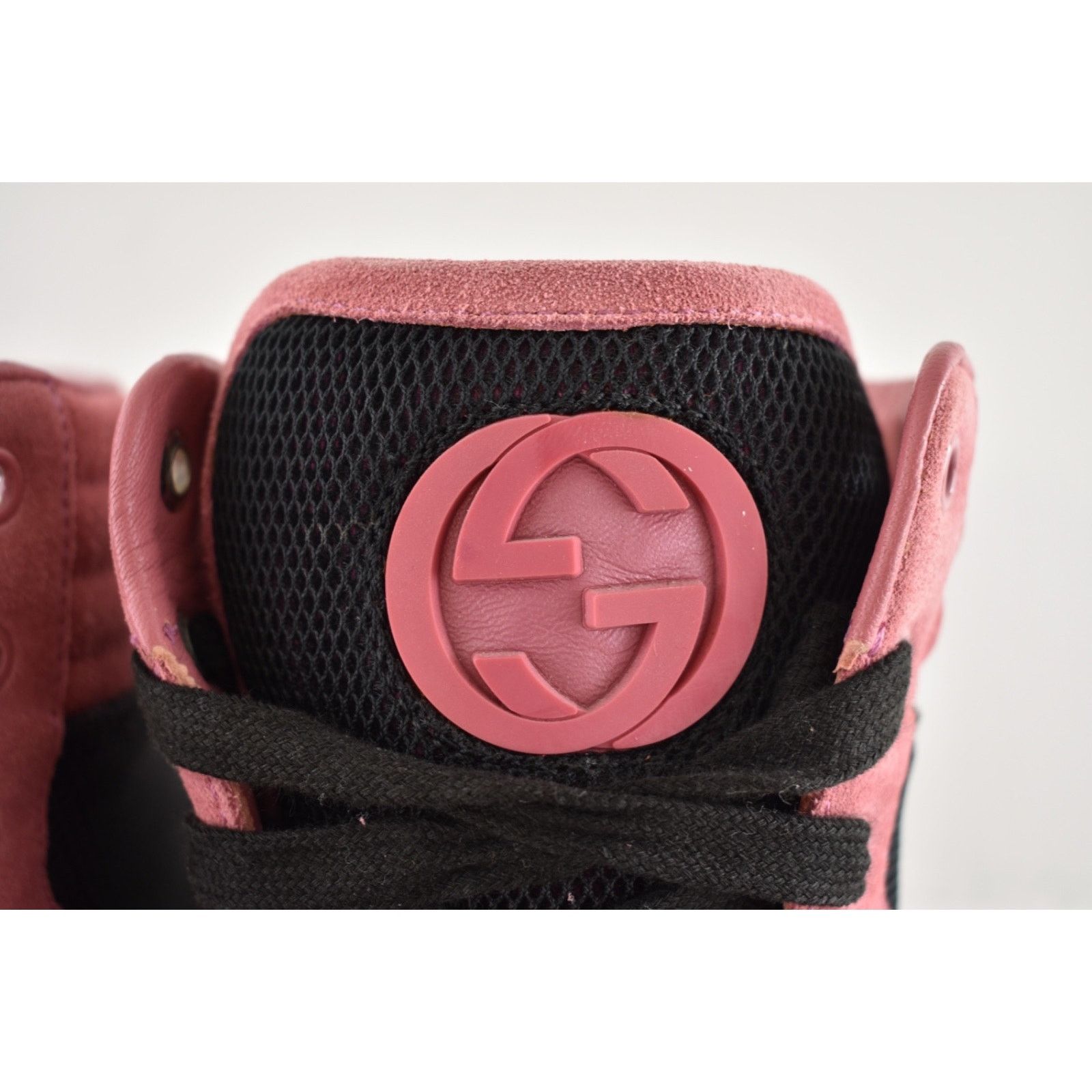 Gucci Gucci Thunder Stretch Black Pink Suede GG High Top US 10 Size US 10 / EU 43 - 9 Thumbnail
