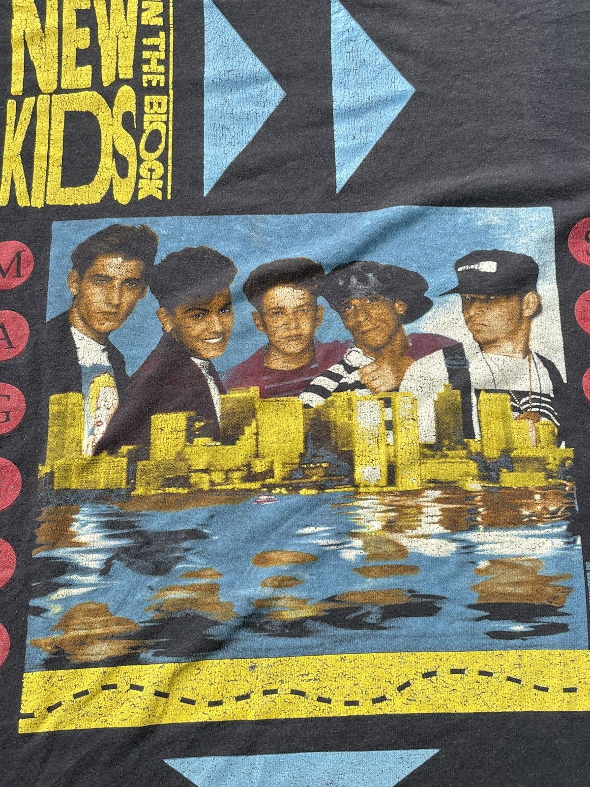Band Tees × New Kids On The Block × Vintage VTG 90’s New Kids On The Block Magic Summer Tour Size US M / EU 48-50 / 2 - 10 Thumbnail