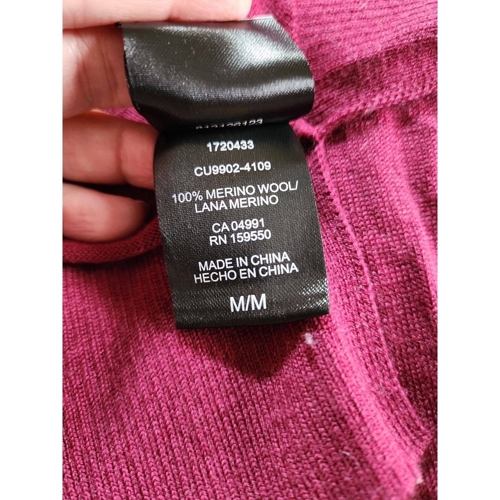 Other Katherine Barclay Womens M 100% Fine Merino Wool Sweater Size M / US 6-8 / IT 42-44 - 7 Thumbnail