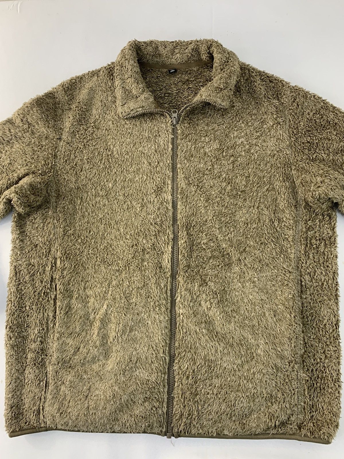 Vintage Japanese Brand Fleece Fluffy Jacket Zip Up Double Pocket Size US L / EU 52-54 / 3 - 3 Thumbnail