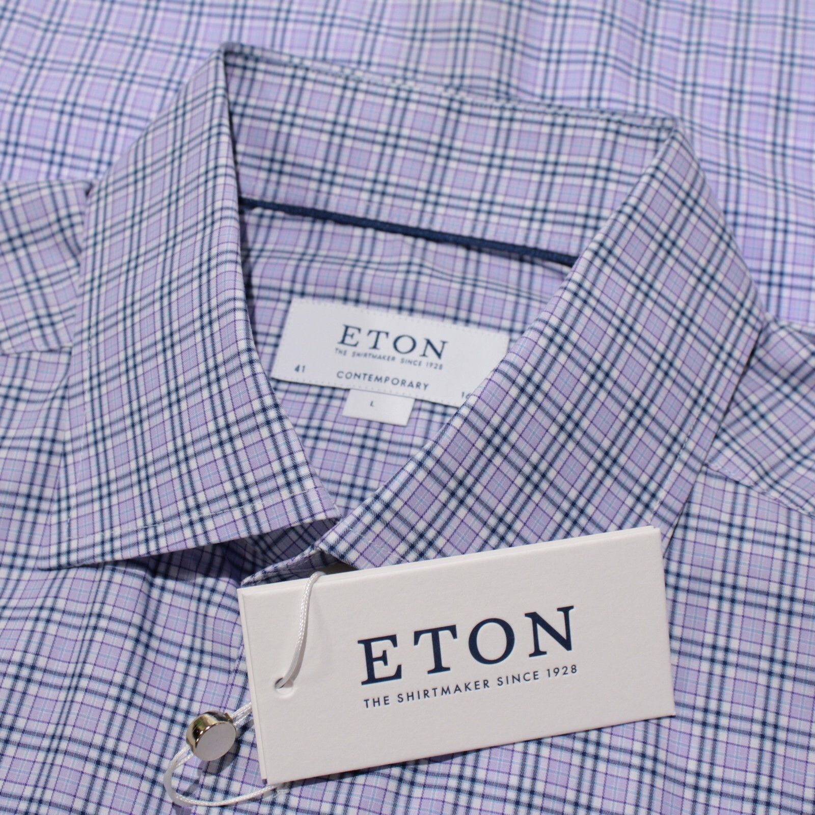 Eton Eton New with tags Shirt Size L US In Purple Size US L / EU 52-54 / 3 - 1 Thumbnail
