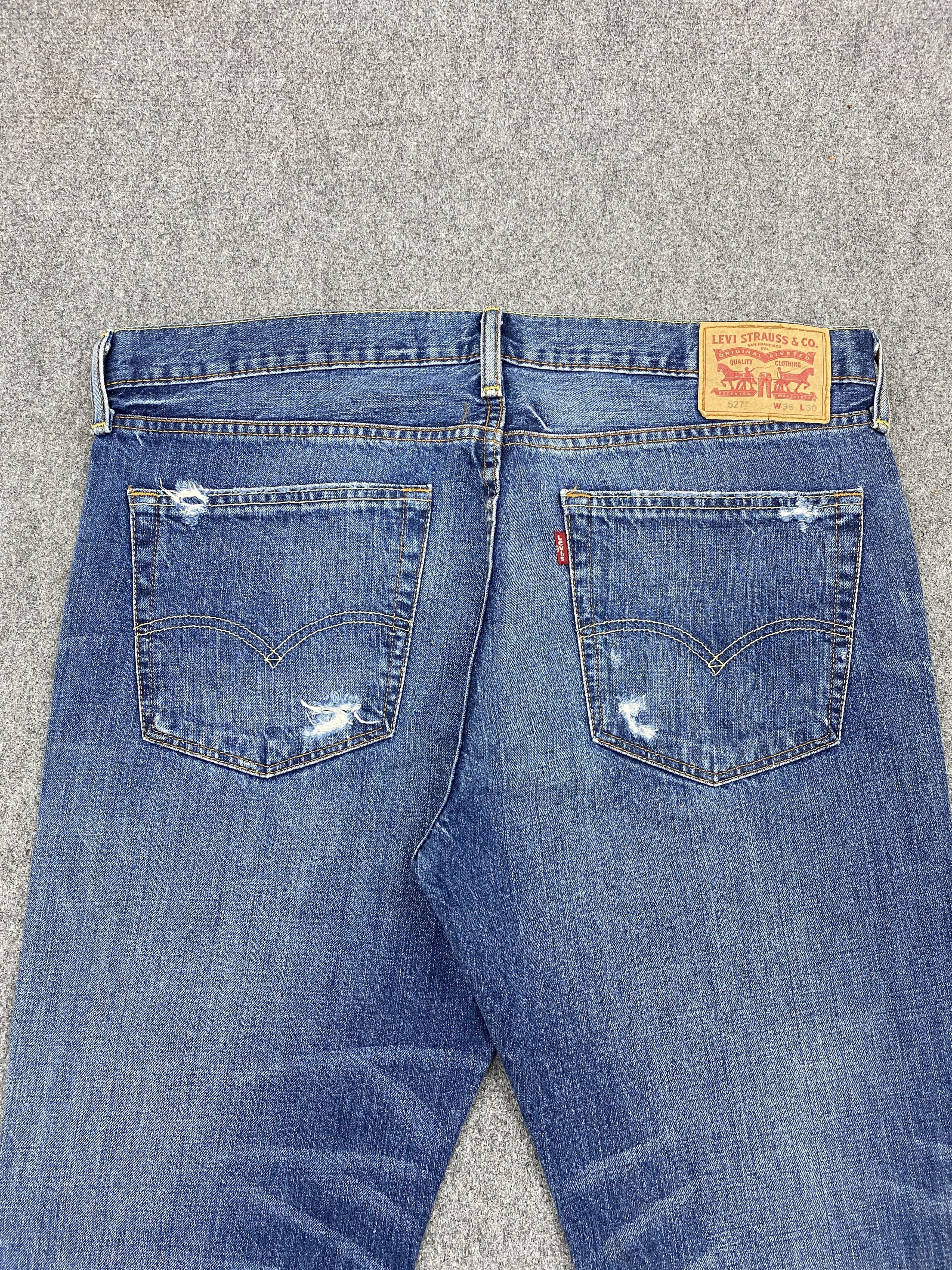 Levi's Vintage Levis 527 Distressed Flared Jeans DP2591 Size US 37 - 4 Thumbnail