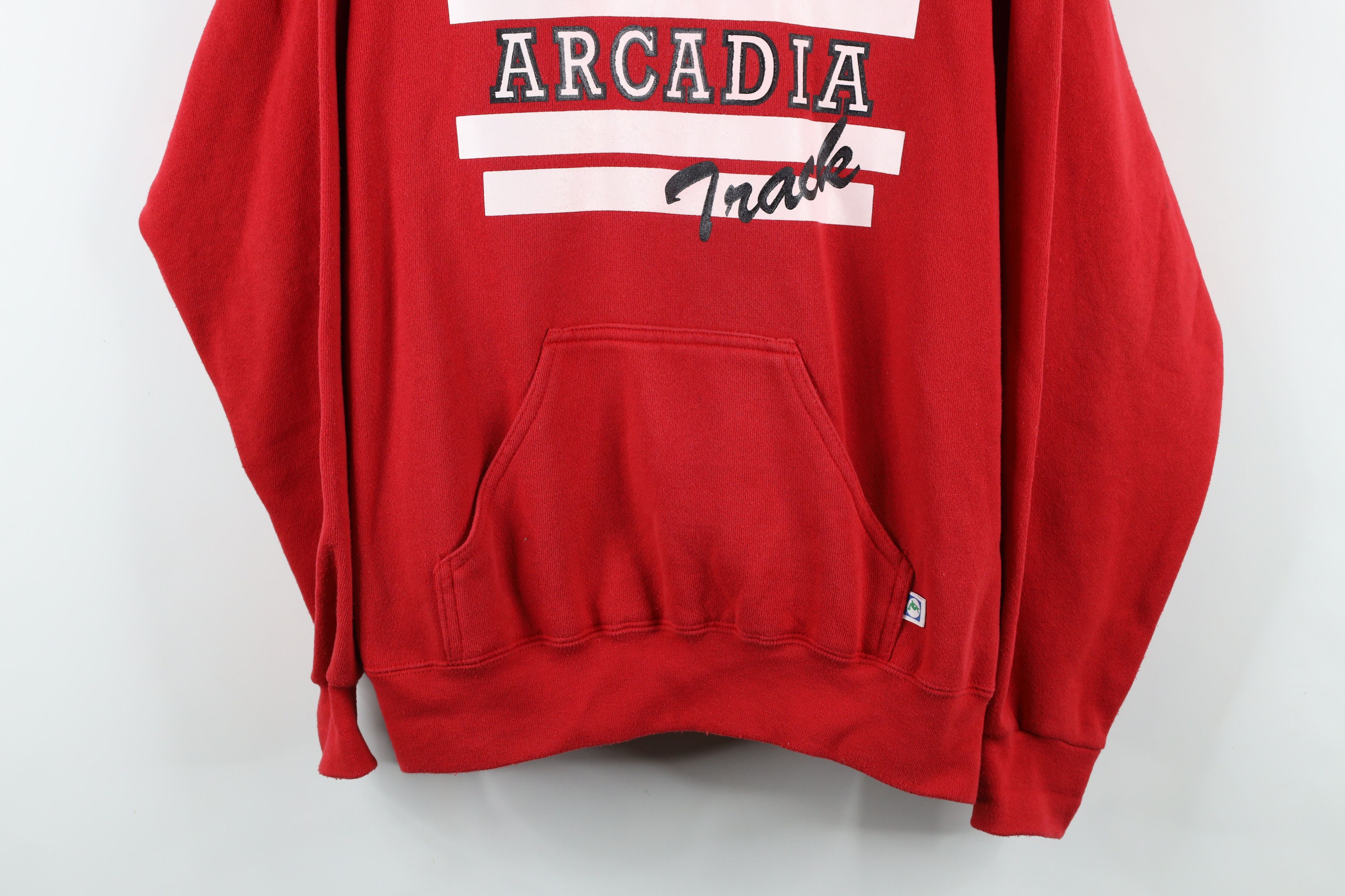 Vintage Vintage 90s Streetwear Track and Field Hoodie Sweatshirt USA Size US L / EU 52-54 / 3 - 3 Thumbnail
