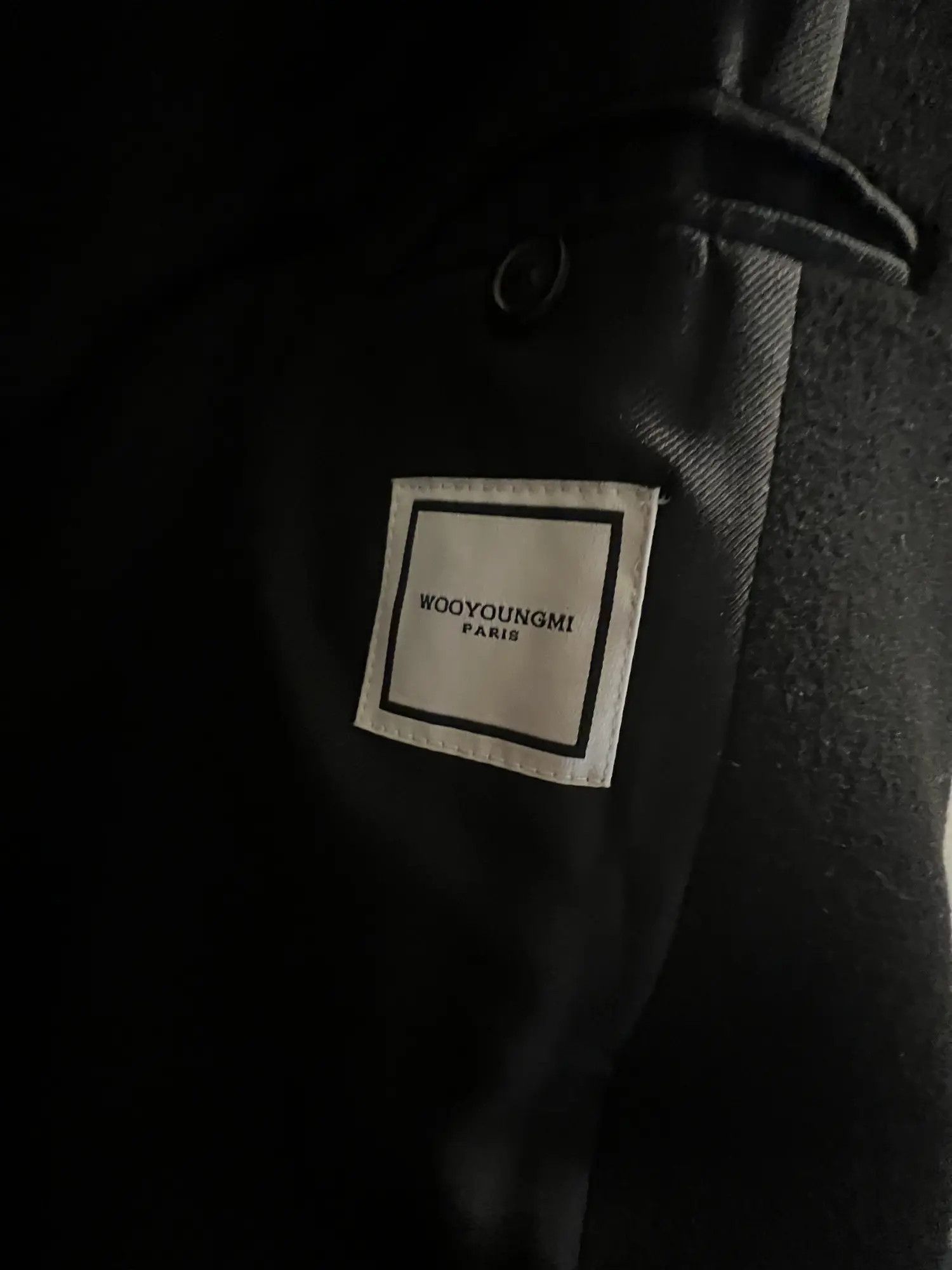 Wooyoungmi Wooyoungmi Black Single-Breasted Cashmere Blend Coat - IT48 Size US M / EU 48-50 / 2 - 4 Thumbnail