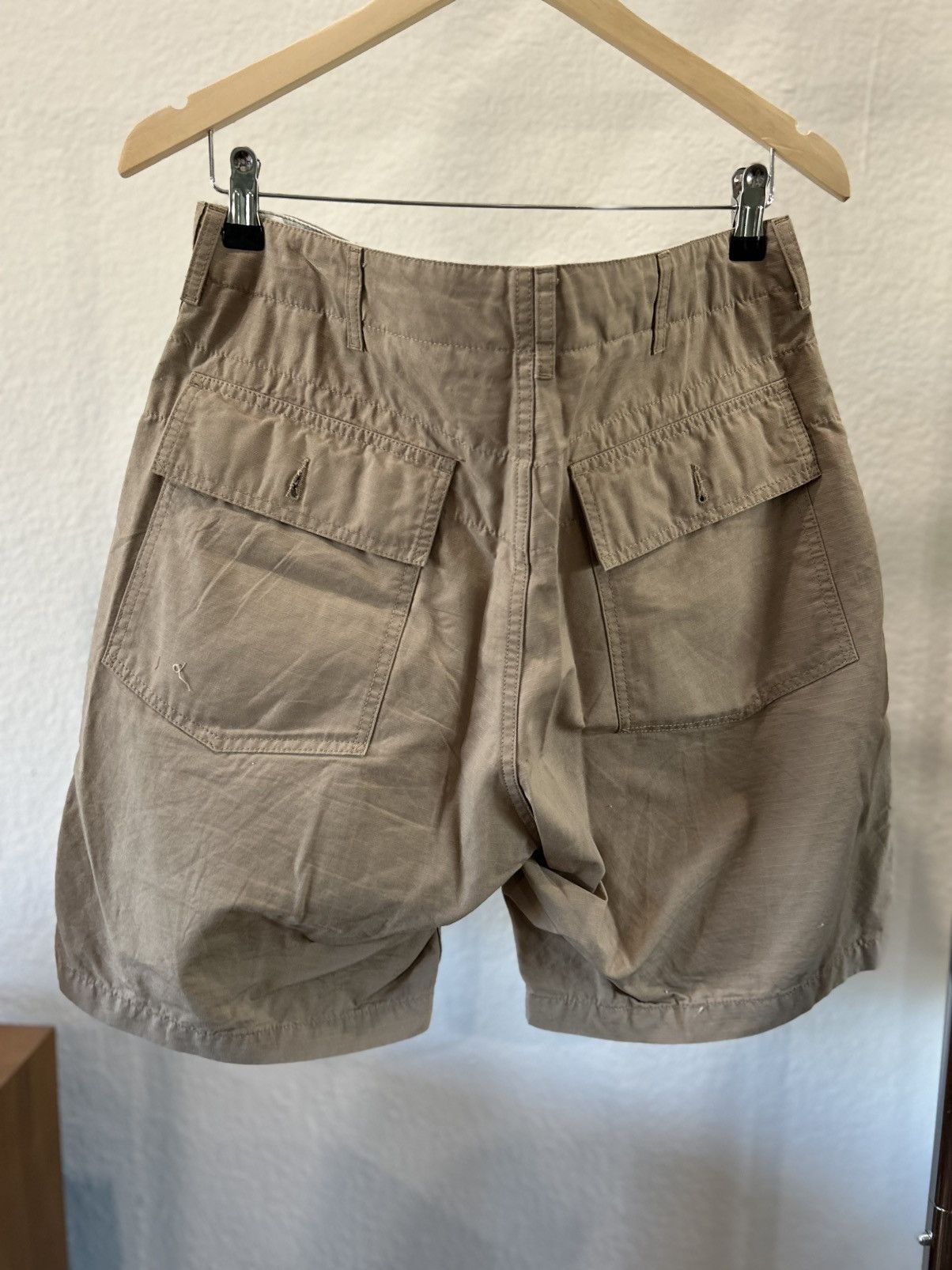 Engineered Garments SS20 Fatigue Short in Khaki Cotton Ripstop size S Size US 32 / EU 48 - 3 Thumbnail