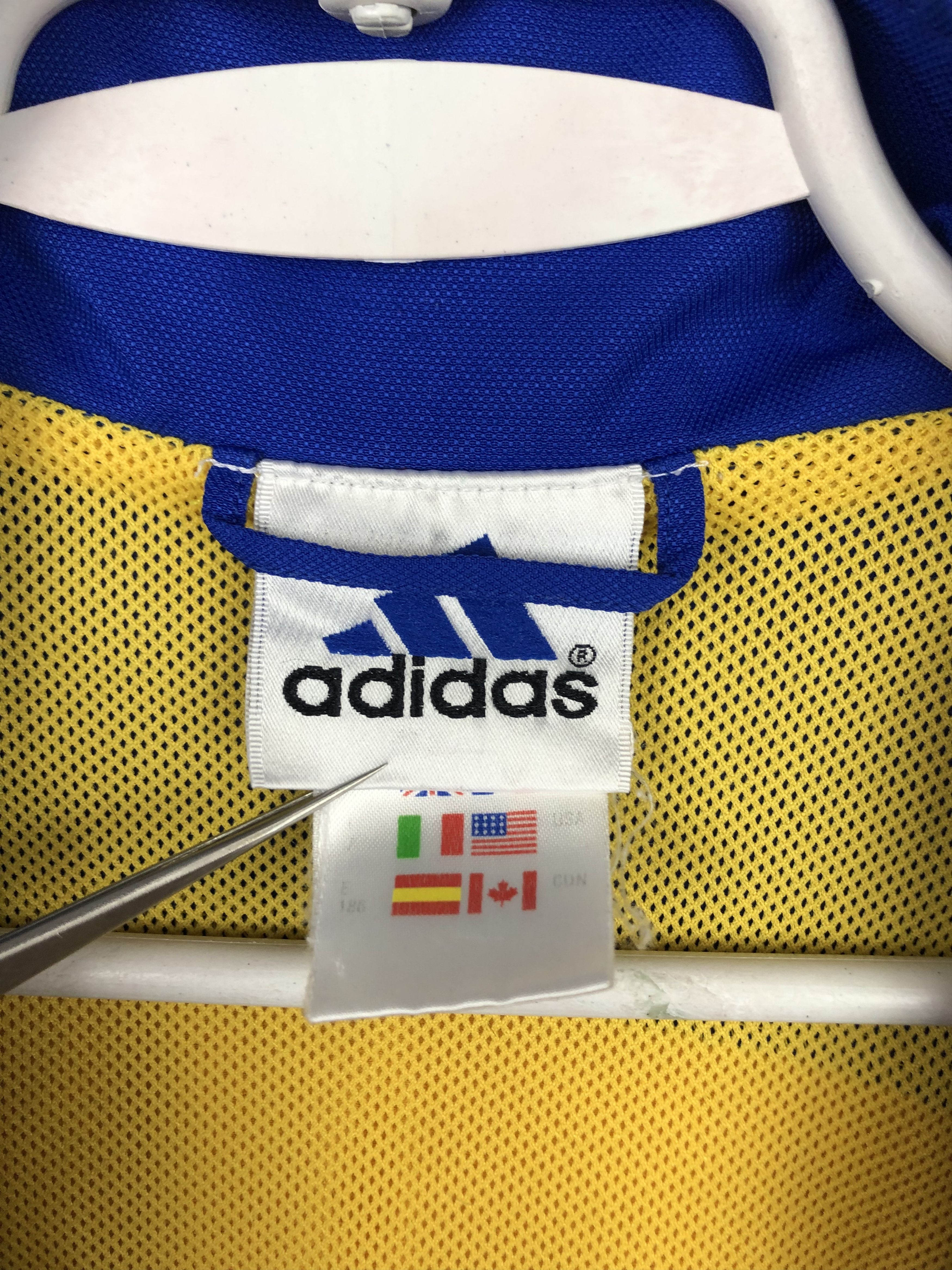 Adidas Vintage 90's Adidas Romania Football Jacket Soccer Track Top Size US XL / EU 56 / 4 - 9 Thumbnail