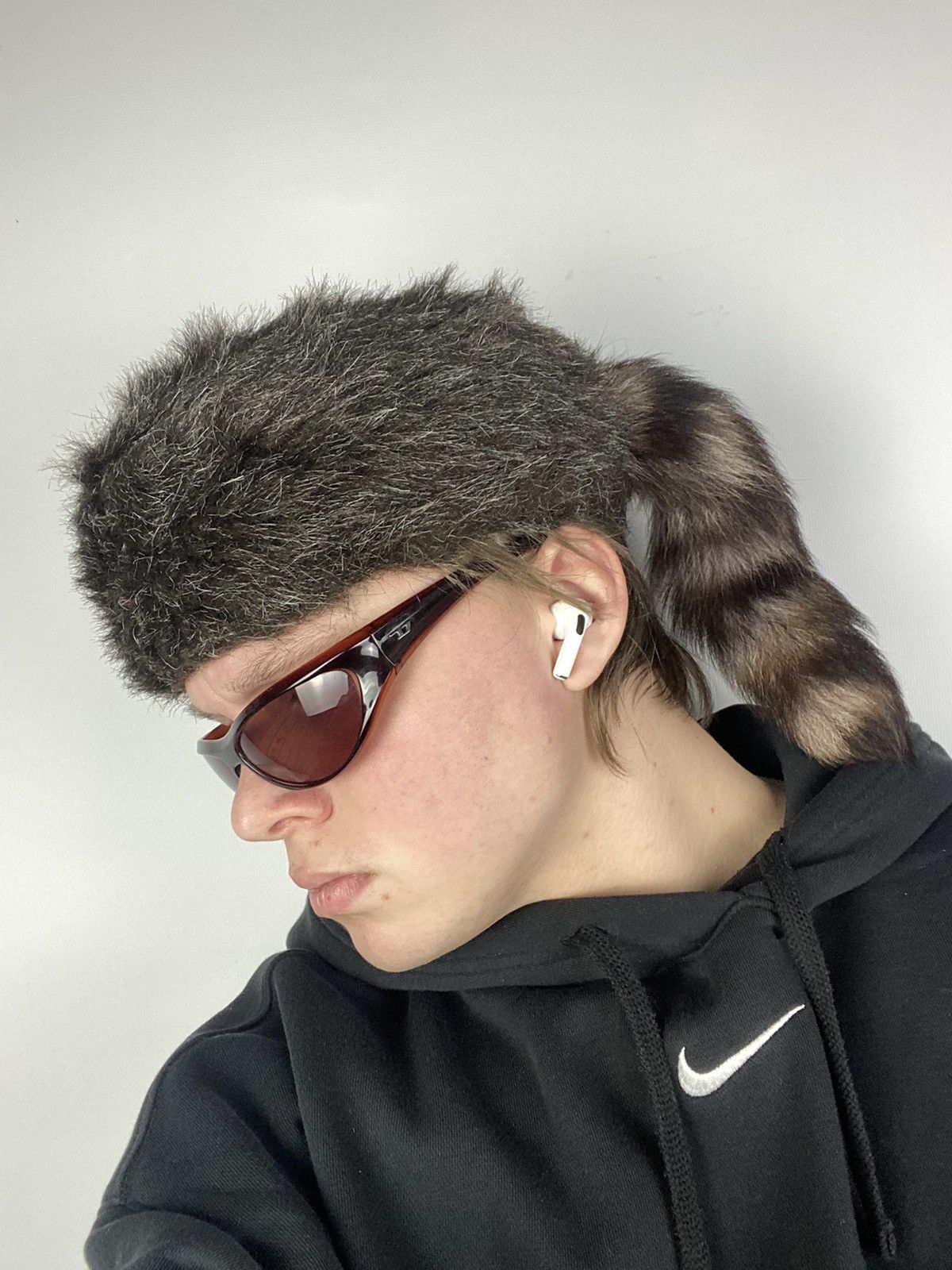 20471120 × Hysteric Glamour VNTG Y2K Japanese Style Boxy Fuzzy Mohair Ushanka Hat A8G Size ONE SIZE - 1 Thumbnail
