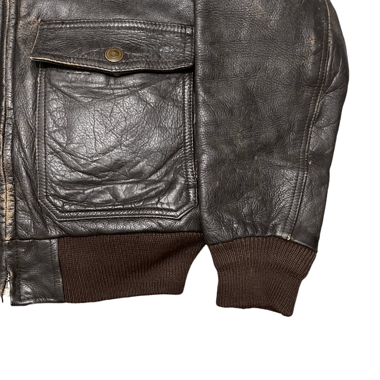 Japanese Brand Vintage Bahron Leather Wear Bomber Jacket Size US M / EU 48-50 / 2 - 4 Thumbnail