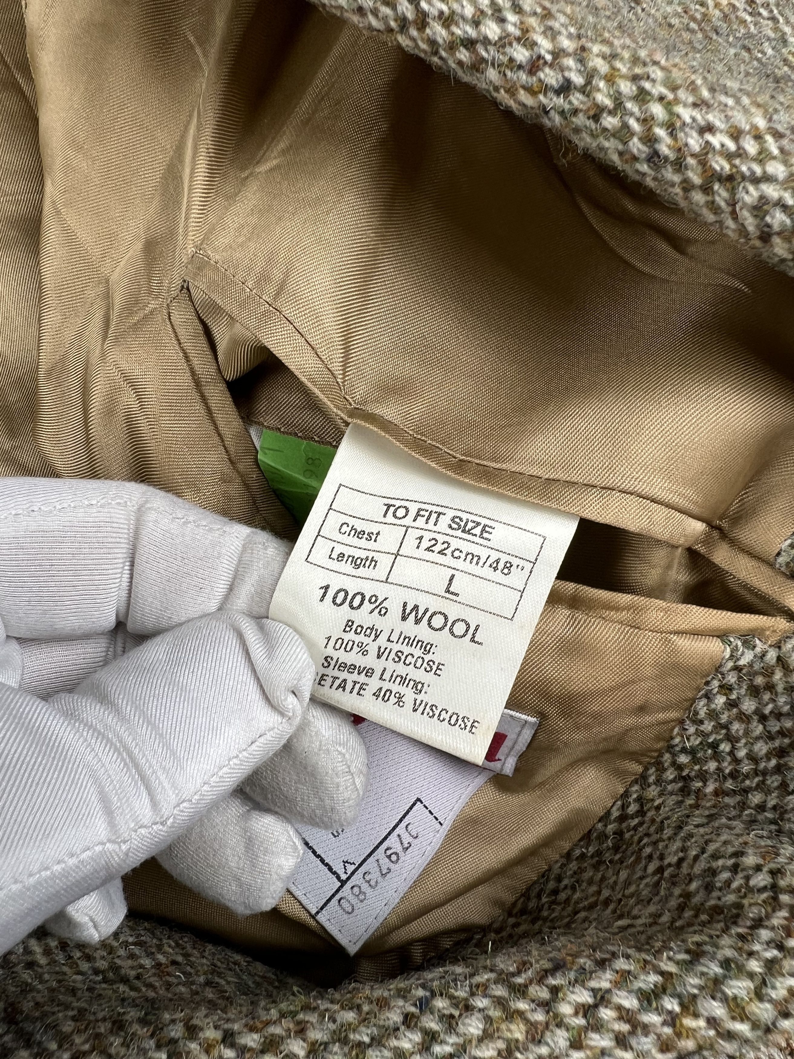 Harris Tweed × Vintage Vintage Harris Tweed Wool Blazer L Size 44R - 5 Thumbnail