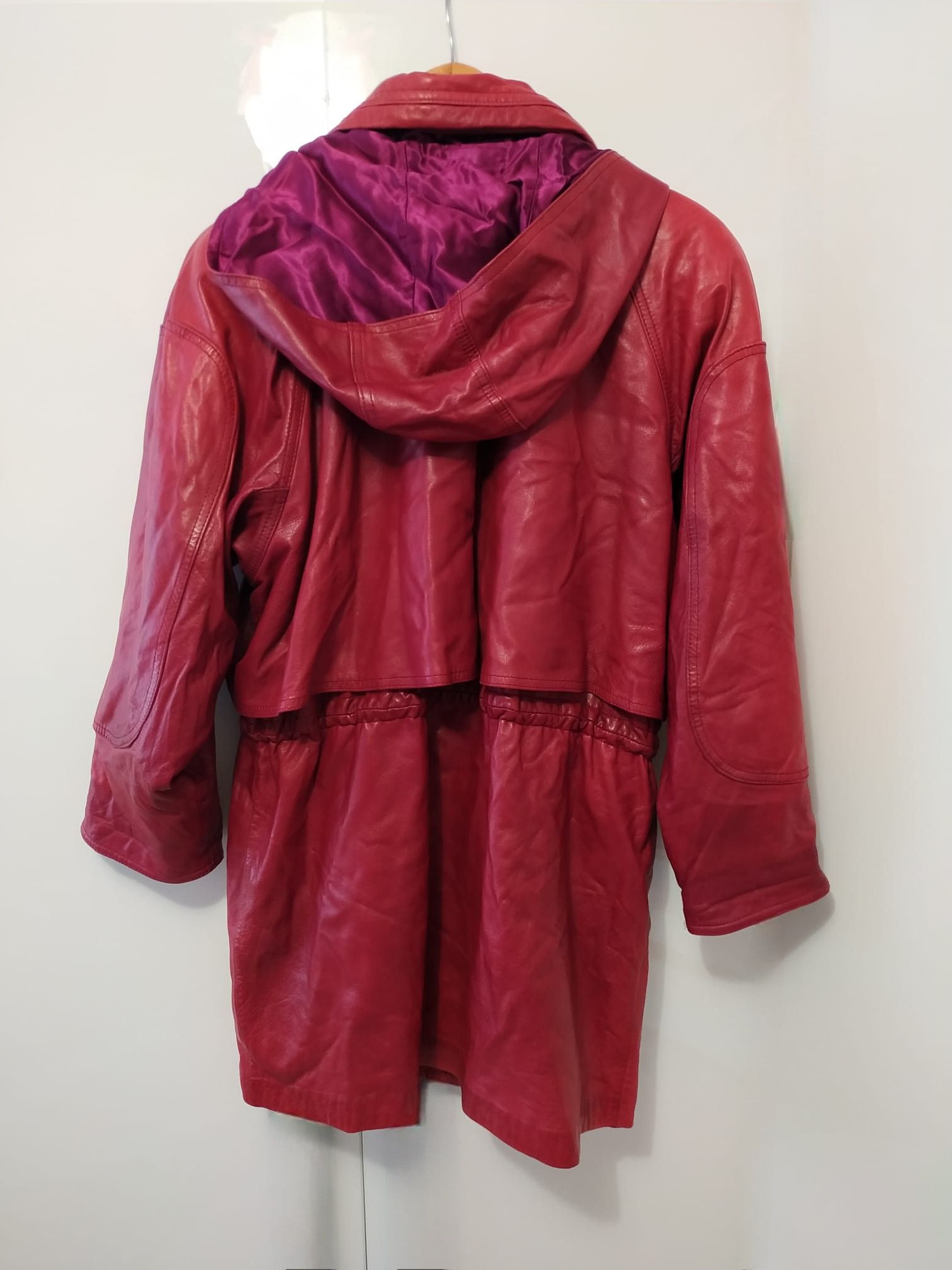 Leather Nancy Lord burgundy red leather coat Size M / US 6-8 / IT 42-44 - 2 Thumbnail