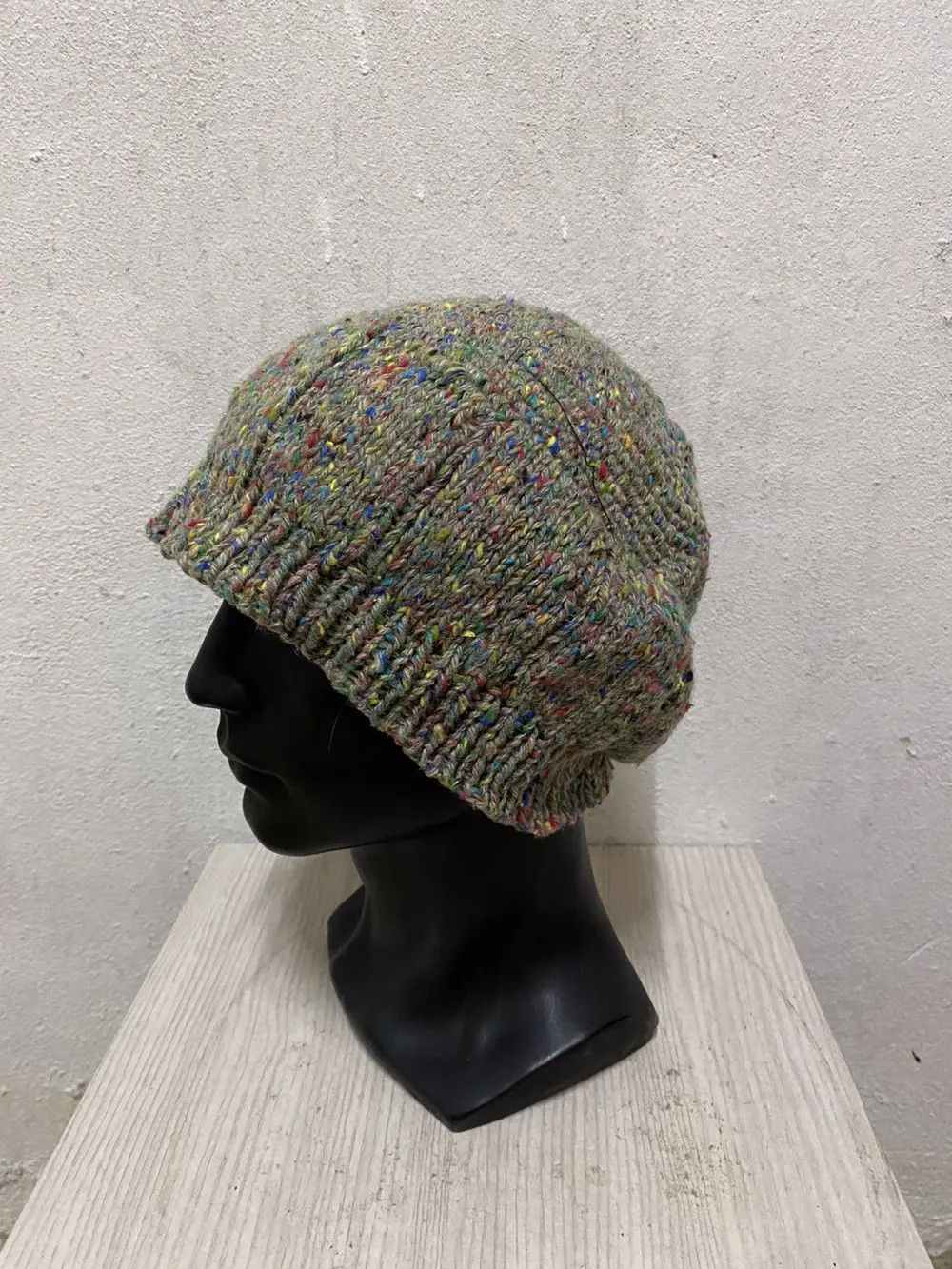 Kapital Japanese Brand Rare Design Knit Beanie Hat Size ONE SIZE - 2 Thumbnail