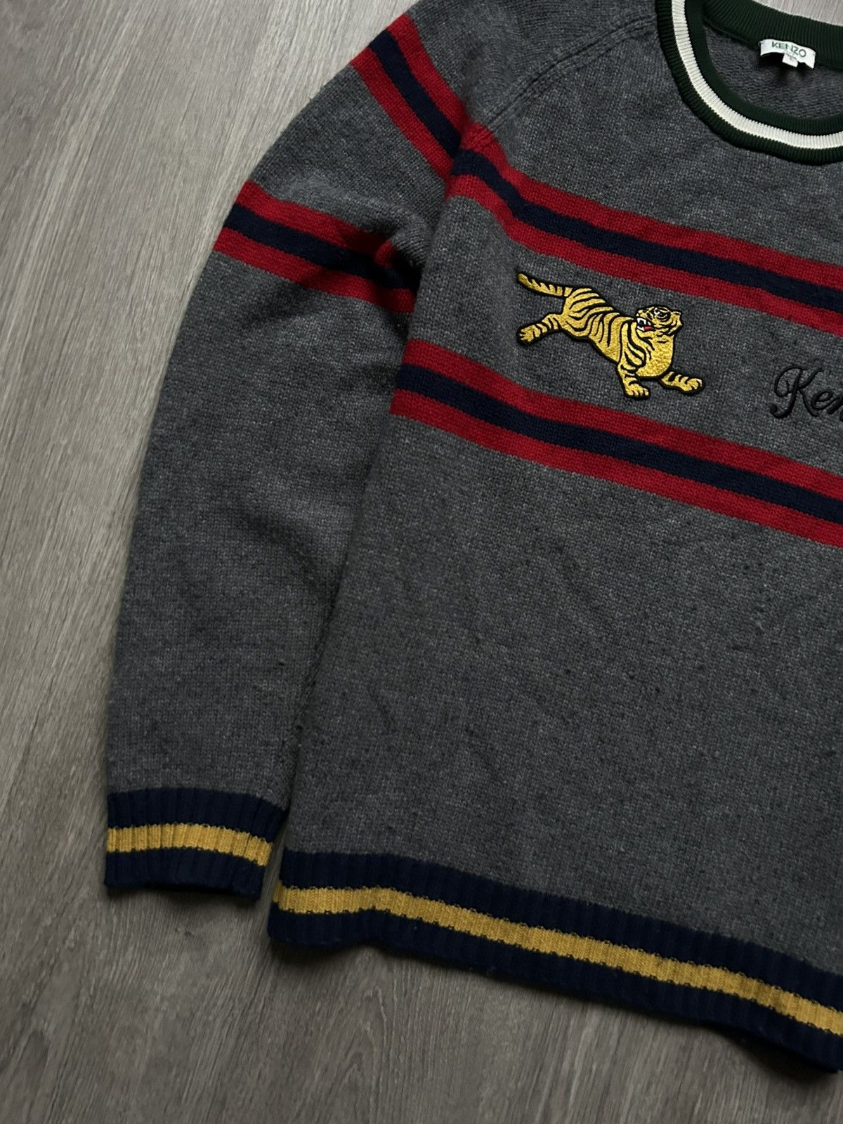 Kenzo × Vintage SWEATER KENZO 🔘 STREETWEAR 🔘 SIZE: L 🔘 RAR ITEM 🔘 Size US L / EU 52-54 / 3 - 3 Thumbnail