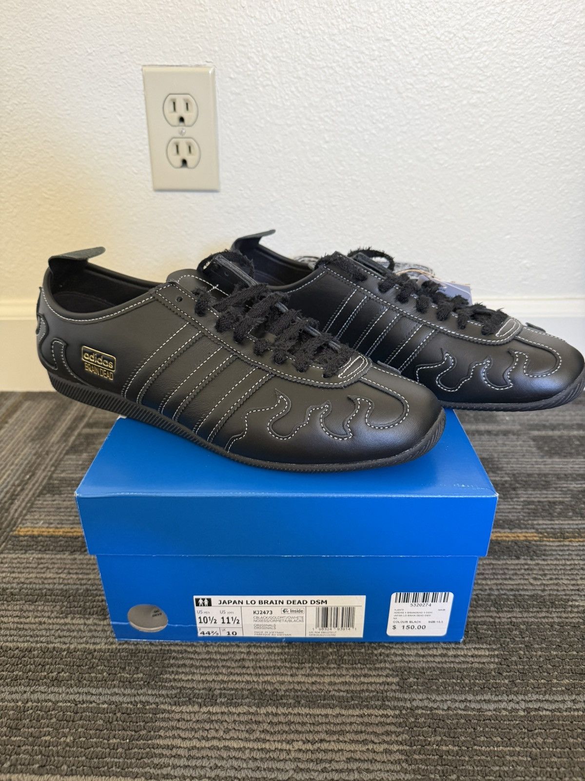 Adidas × Brain Dead Brain Dead x Dover Street Market Adidas Japan Lo Black Size US 10.5 / EU 43-44 - 1 Thumbnail