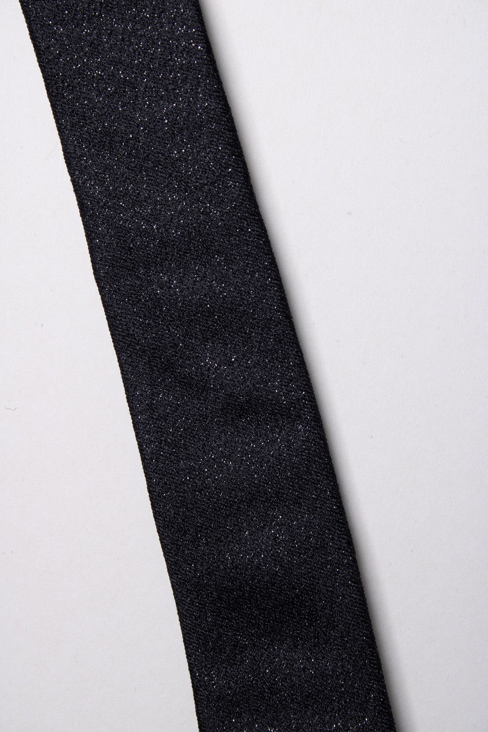 Saint Laurent Paris Saint Laurent, black glitter tie Size ONE SIZE - 2 Thumbnail