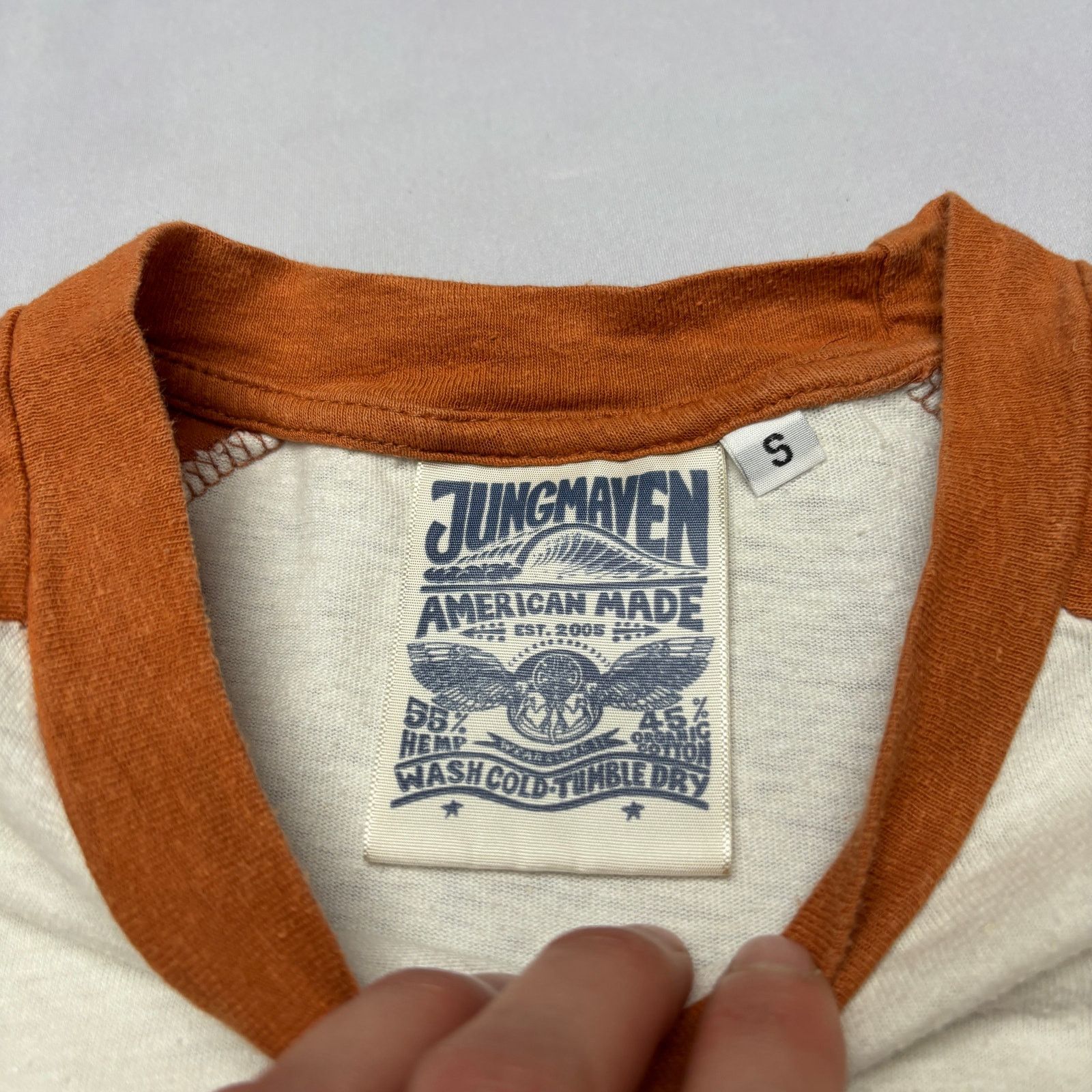 Jungmaven Jungmaven Hemp Organic Cotton Raglan Baseball Tee Shirt Size US S / EU 44-46 / 1 - 4 Thumbnail