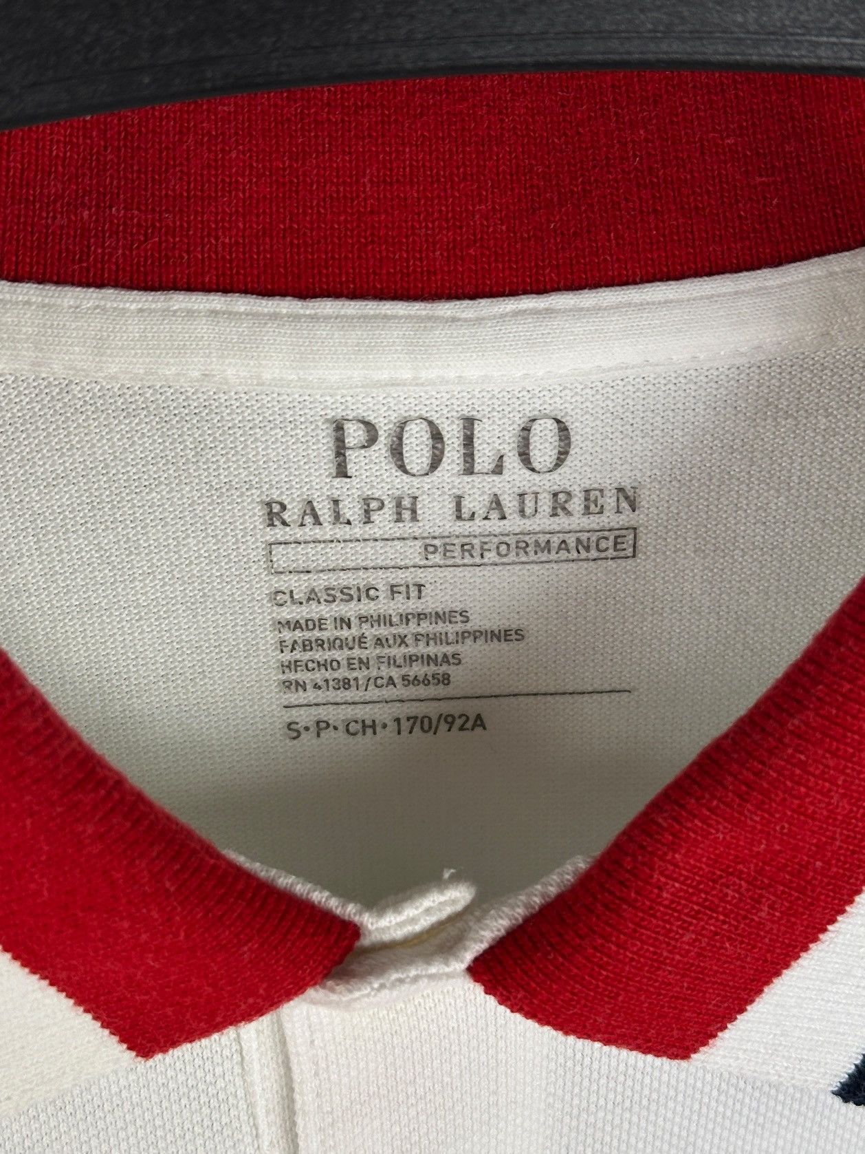 Polo Ralph Lauren Polo Ralph Lauren Tricolor Cotton Pique Polo Classic Fit Tee Size US S / EU 44-46 / 1 - 9 Thumbnail