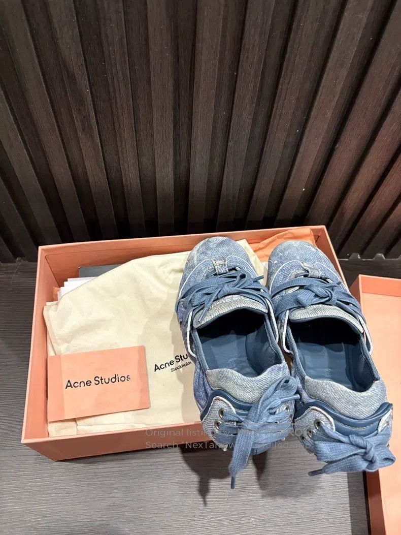 Acne Studios Acne Studios Calf Leather Round-Toe Lace-Up Casual Ballet Size US 5.5 / IT 35.5 - 1 Thumbnail