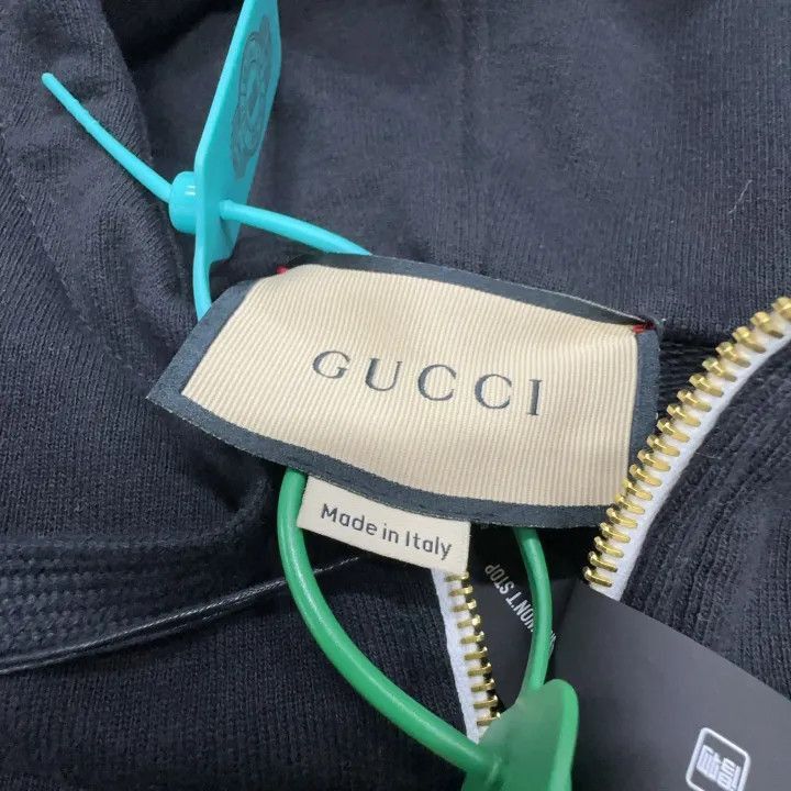 Gucci Gucci GUCCI FW21 Half-Zip Cotton Hoodie -2506 Size US L / EU 52-54 / 3 - 3 Thumbnail