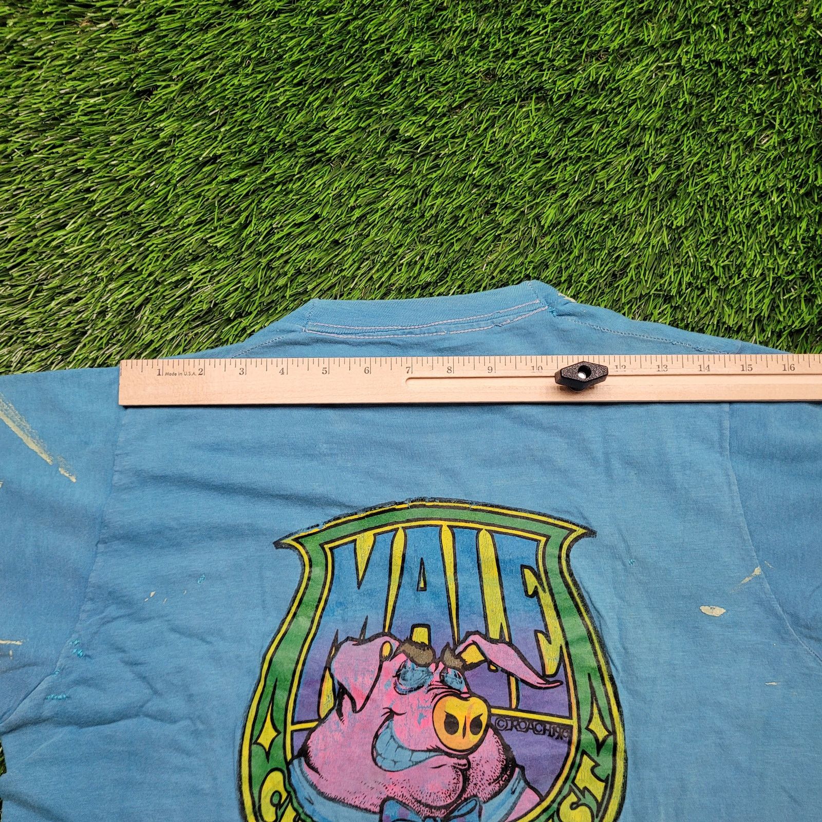Fruit Of The Loom RARE VTG 1973 Roach Studios "Male Chauvinist" T-Shirt Small Size US S / EU 44-46 / 1 - 13 Thumbnail